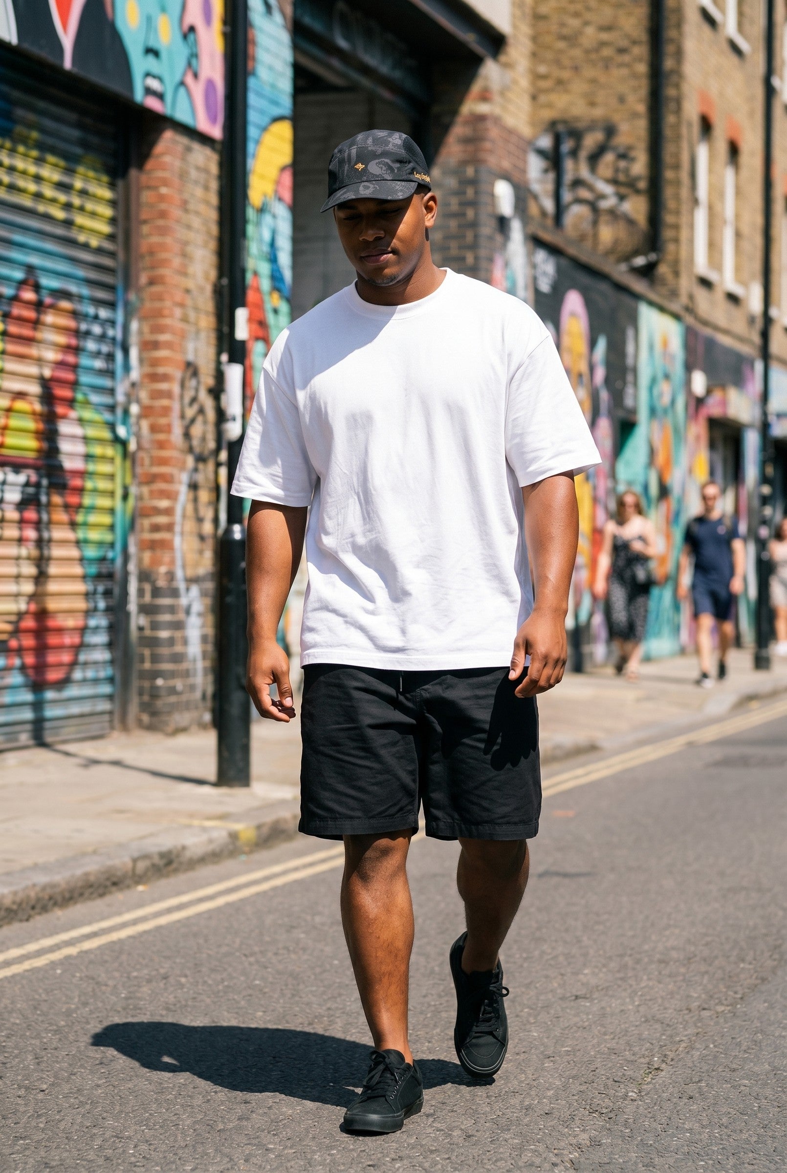 Men's Camo Print Snapback Cap | Blackstone London