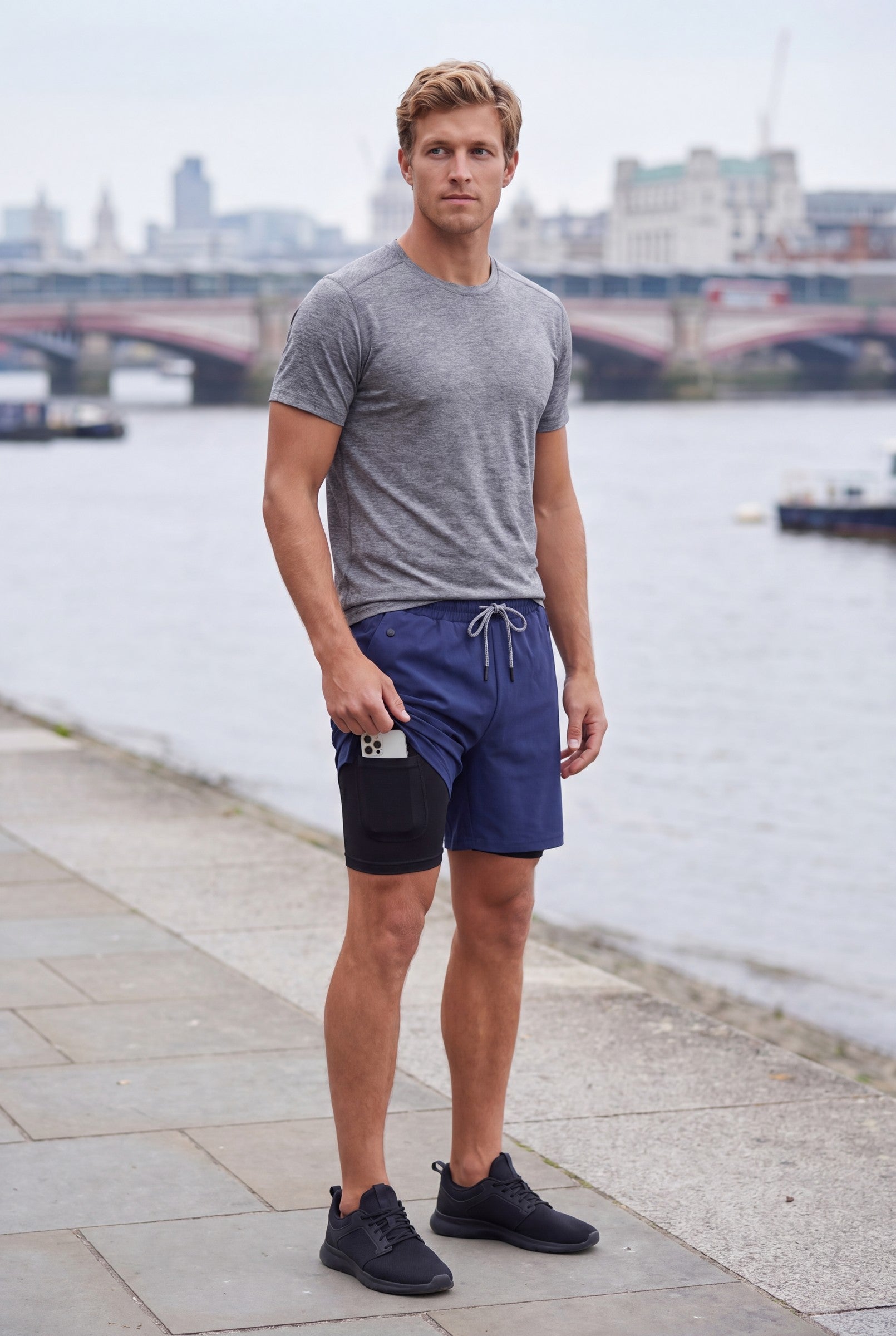 Men's Performance Running Shorts | Blackstone London