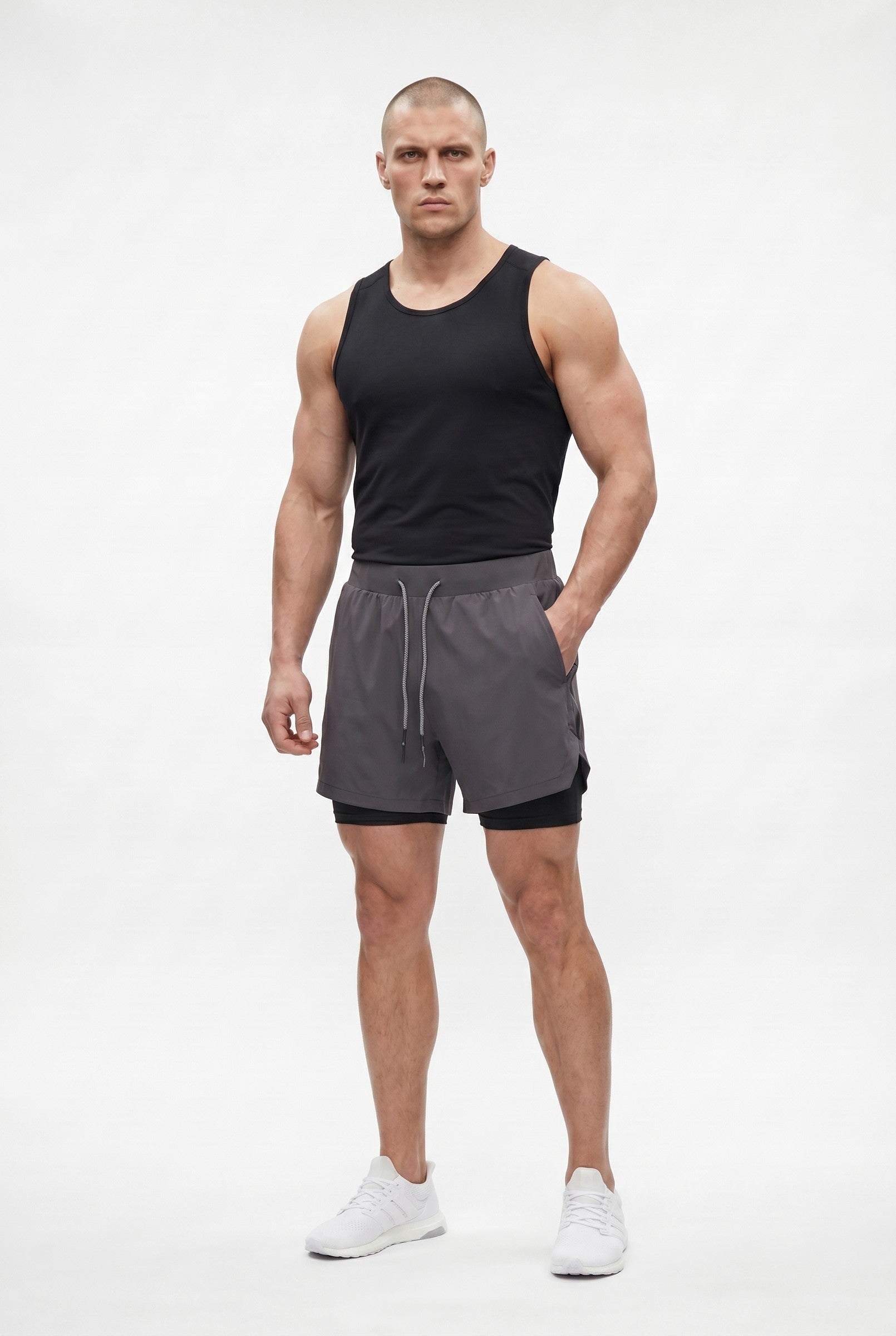 Men's Hybrid Compression Shorts | Blackstone London