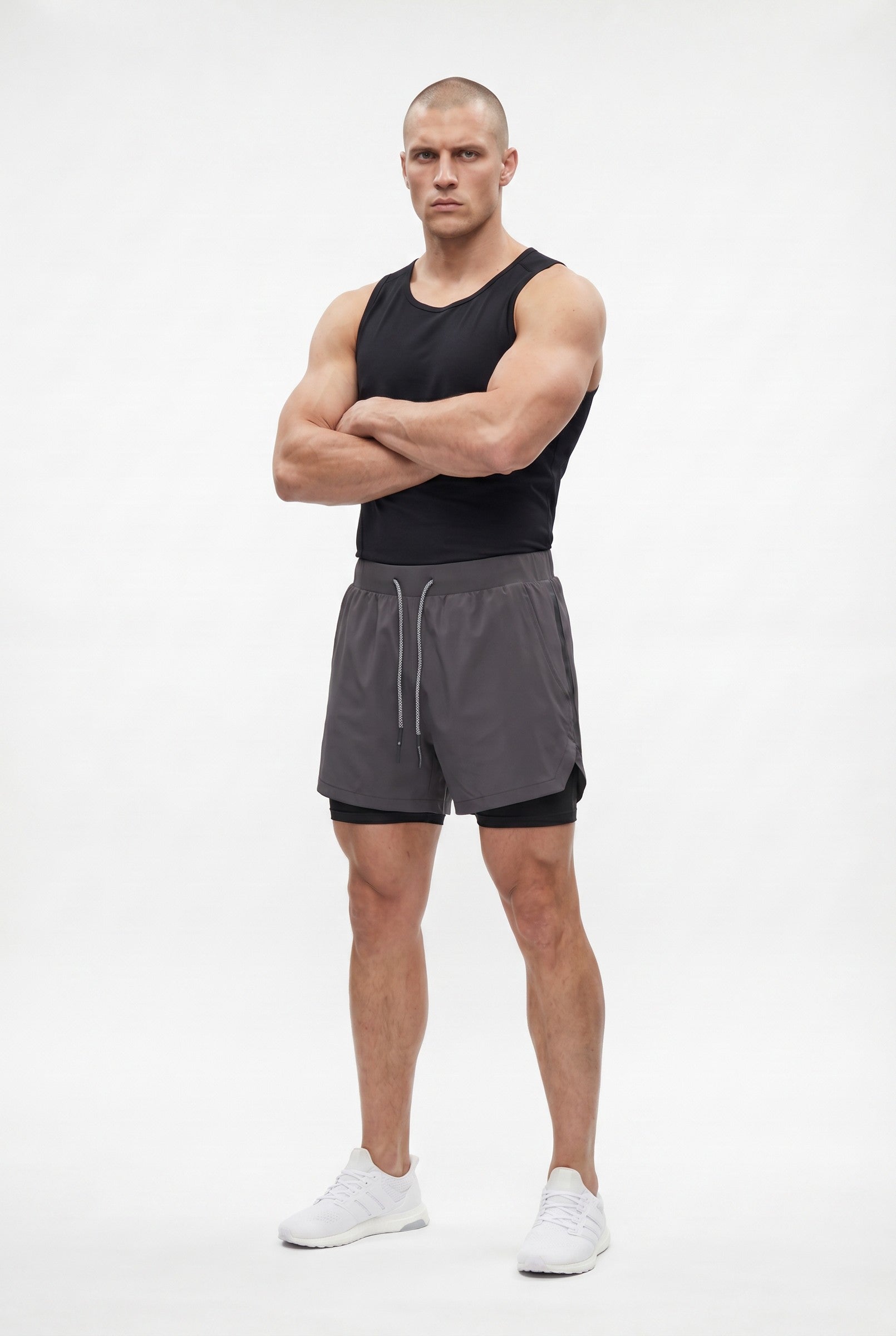 Men's Hybrid Compression Shorts | Blackstone London