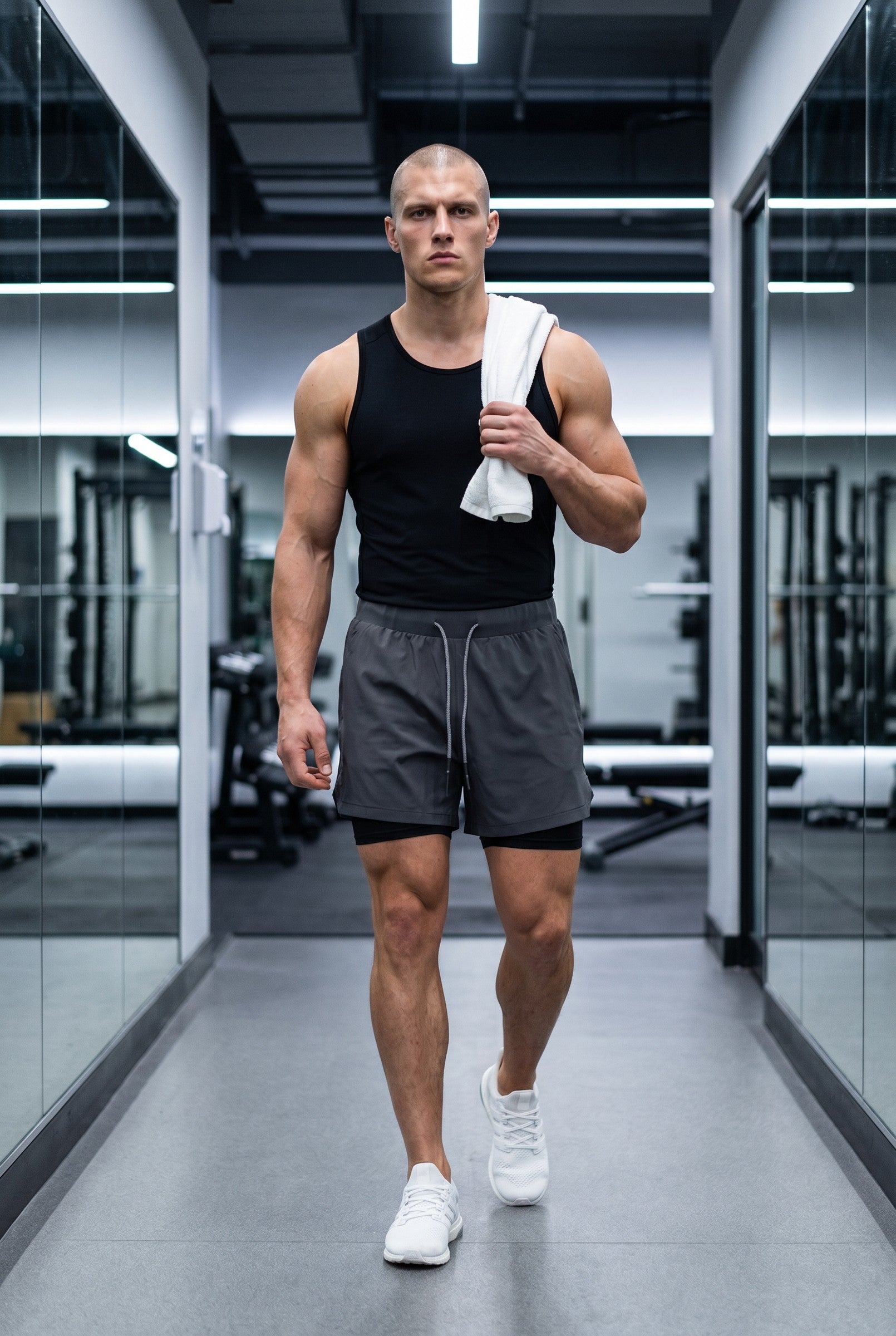 Men's Hybrid Compression Shorts | Blackstone London