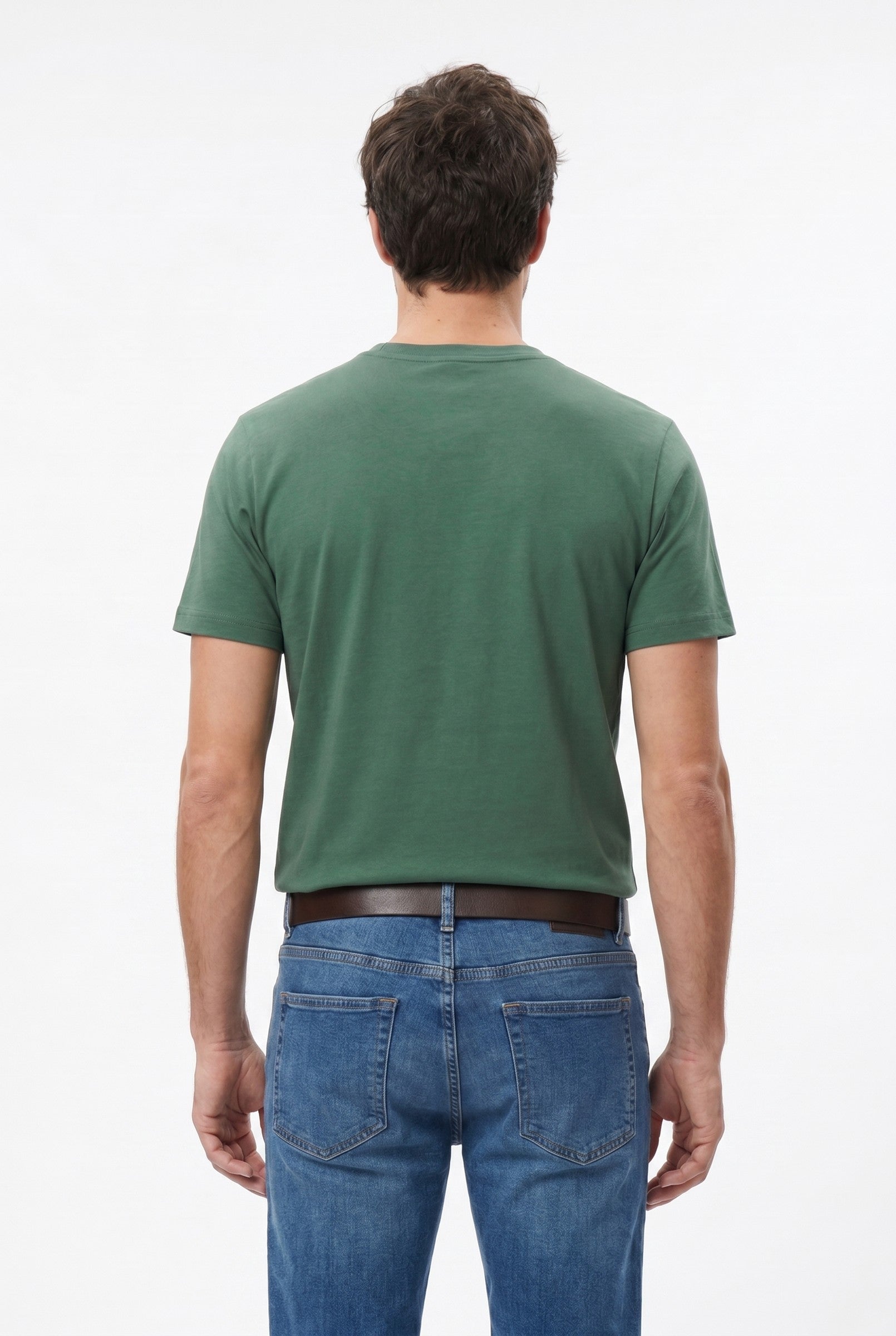 Men's Midweight Cotton Crew Neck T-Shirt | Blackstone London