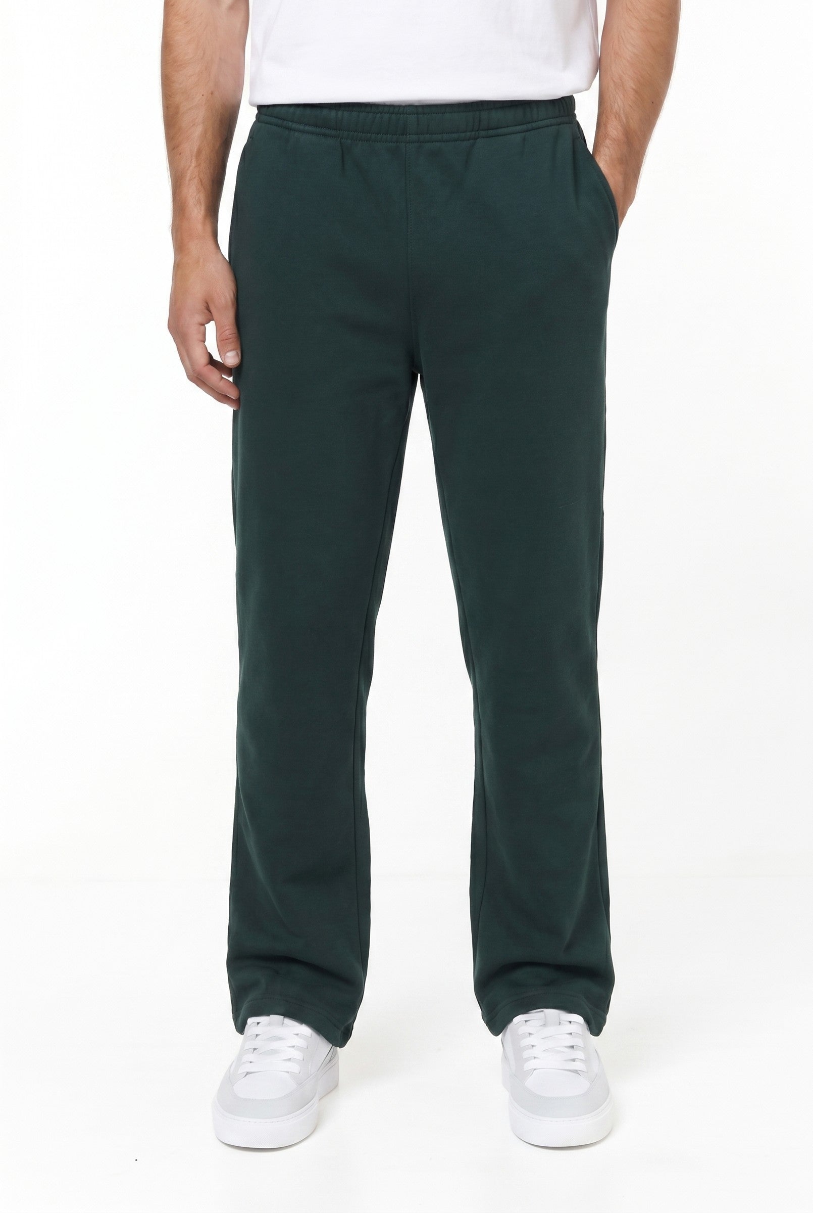 Men's Relaxed Fit Open Hem Joggers | Blackstone London