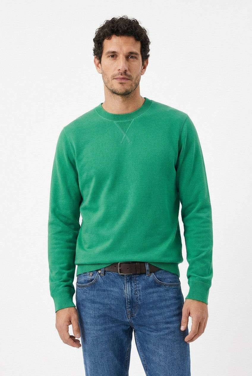 Men's Loopback Crewneck Sweatshirt | Blackstone London