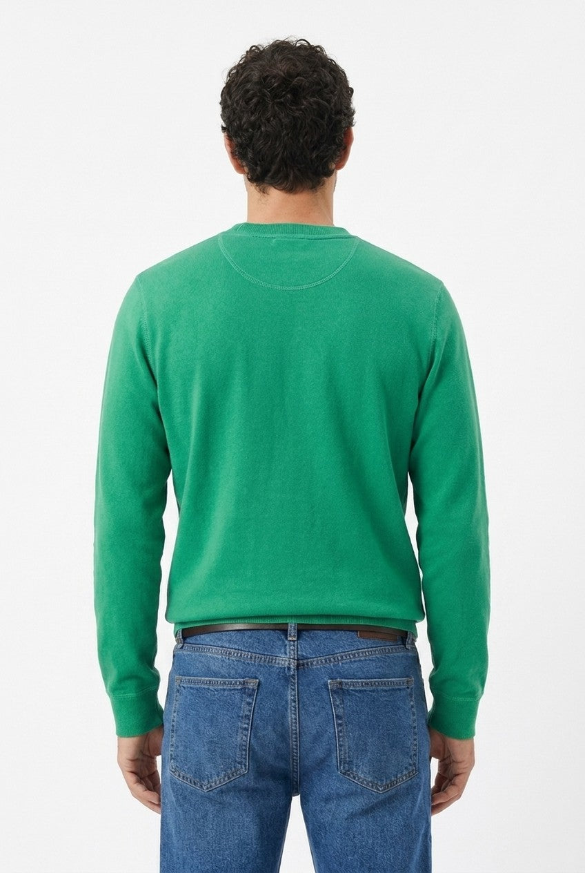 Men's Loopback Crewneck Sweatshirt | Blackstone London