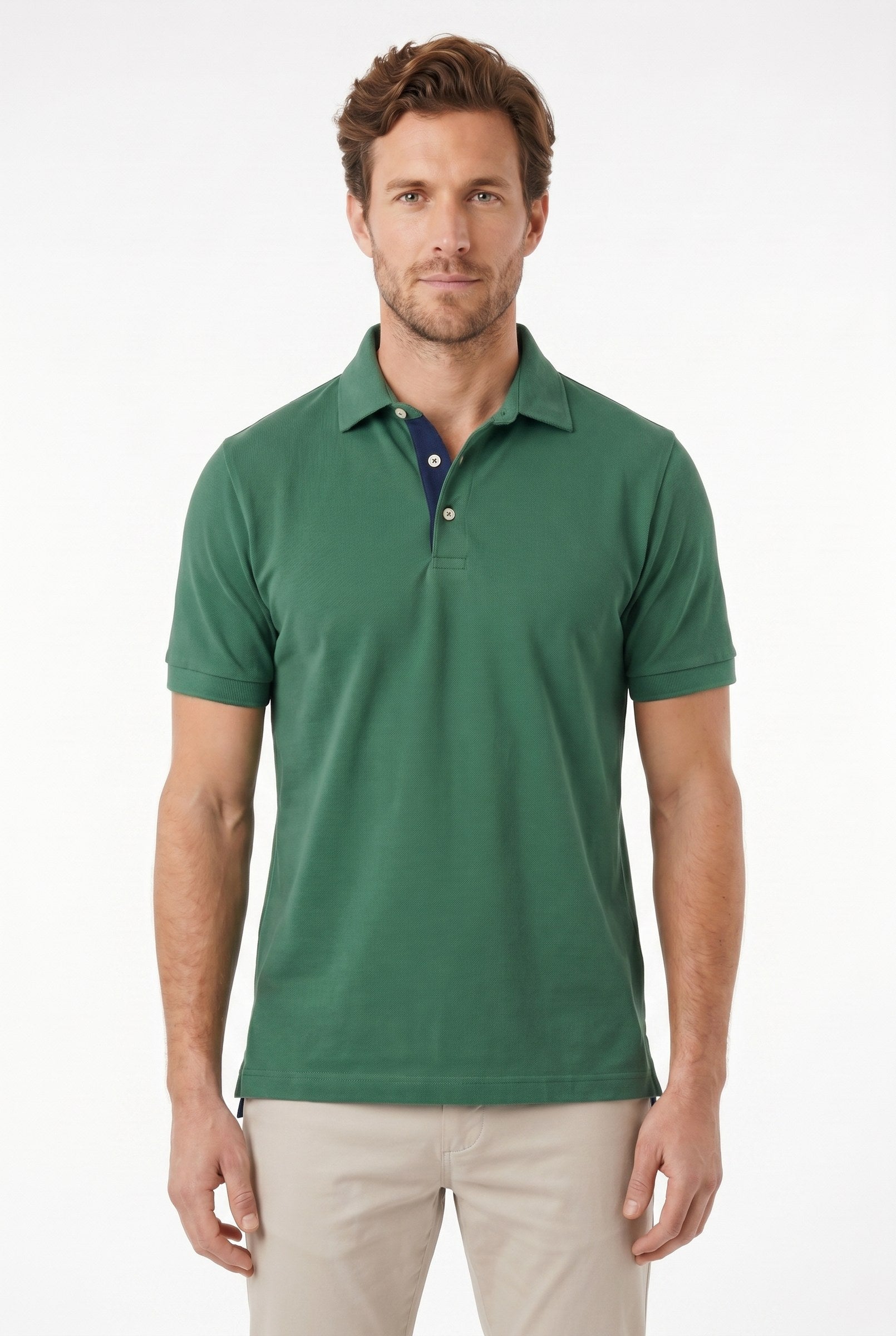 Men's Classic Fit Pique Polo Shirt | Blackstone London
