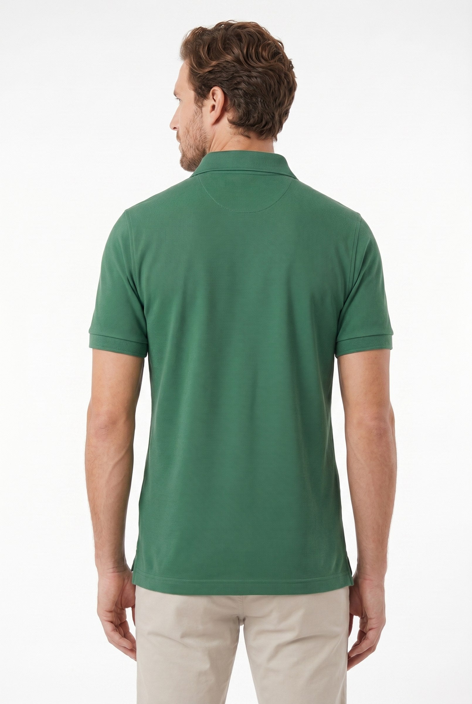 Men's Classic Fit Pique Polo Shirt | Blackstone London