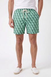 Men's Lamrock Geometric Swim Trunks | Blackstone London