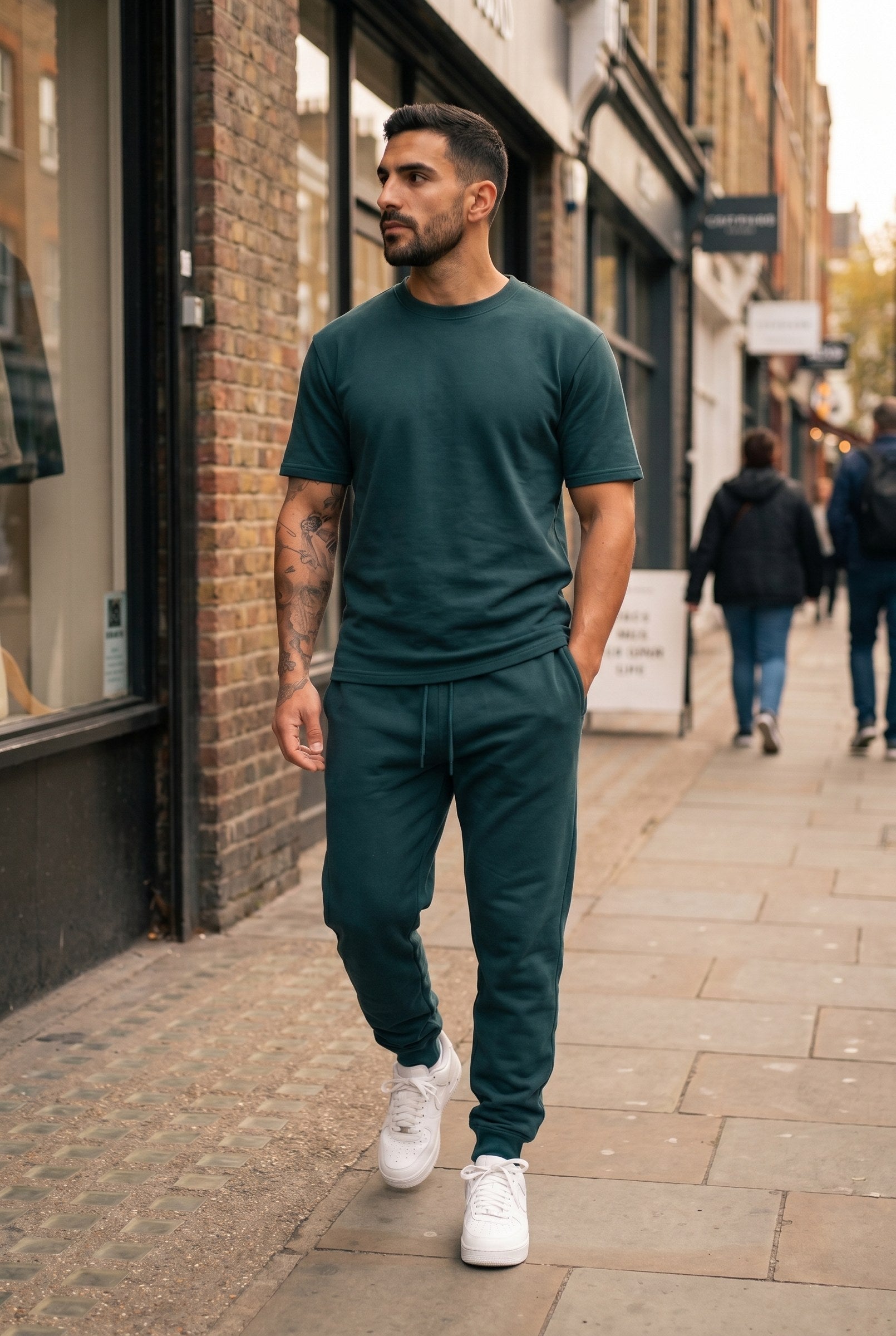 Men's Aventus Fleece Tapered Joggers | Blackstone London
