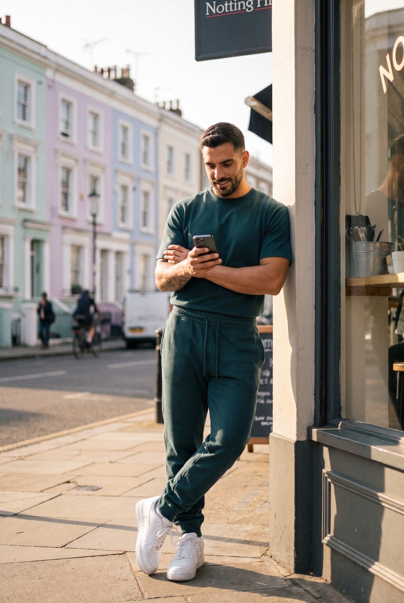 Men's Aventus Fleece Tapered Joggers | Blackstone London