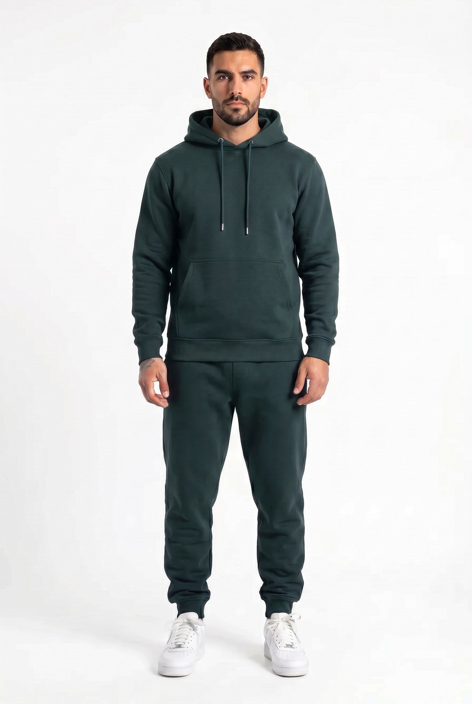 Men's Fundamental Fleece Pullover Hoodie | Blackstone London