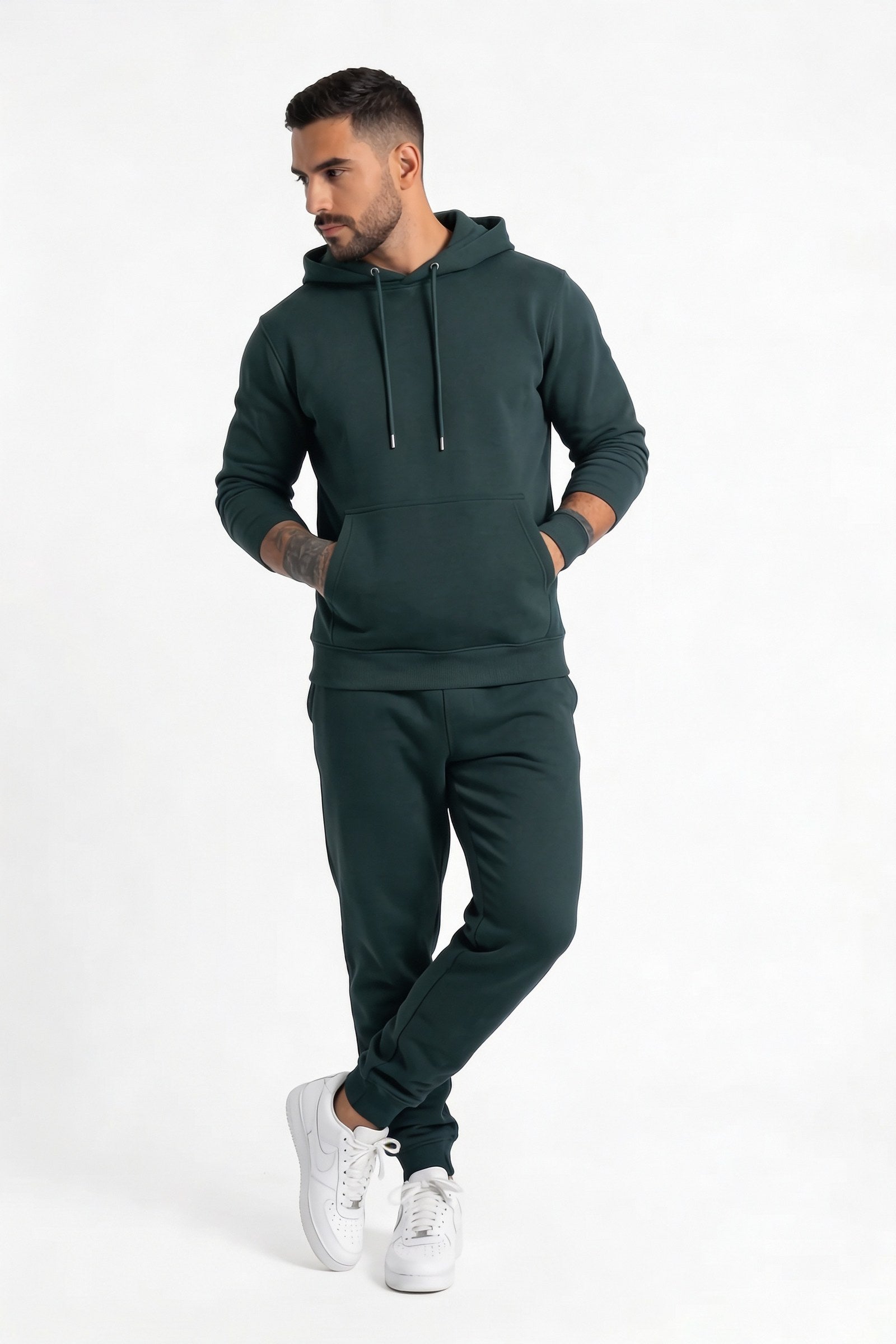 Men's Fundamental Fleece Pullover Hoodie | Blackstone London