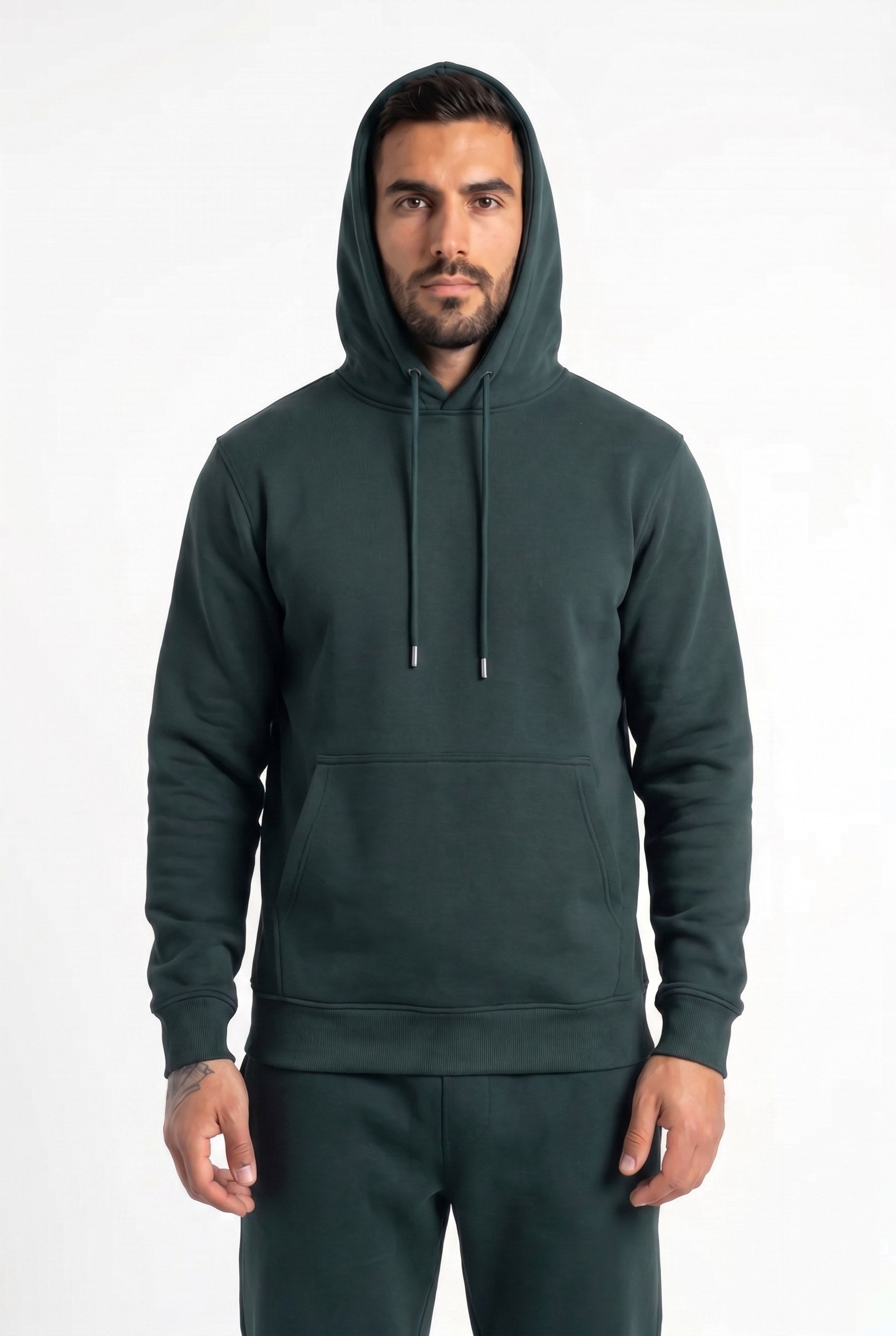 Men's Fundamental Fleece Pullover Hoodie | Blackstone London