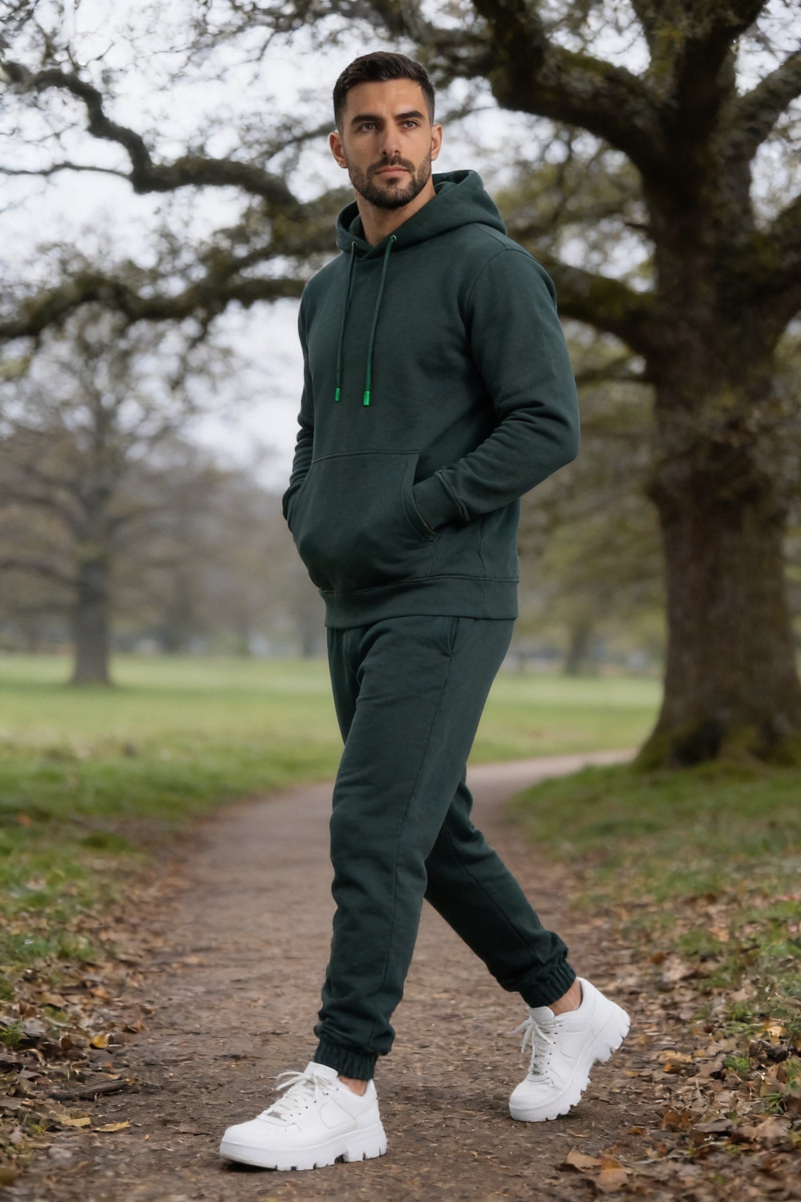 Men's Fundamental Fleece Pullover Hoodie | Blackstone London