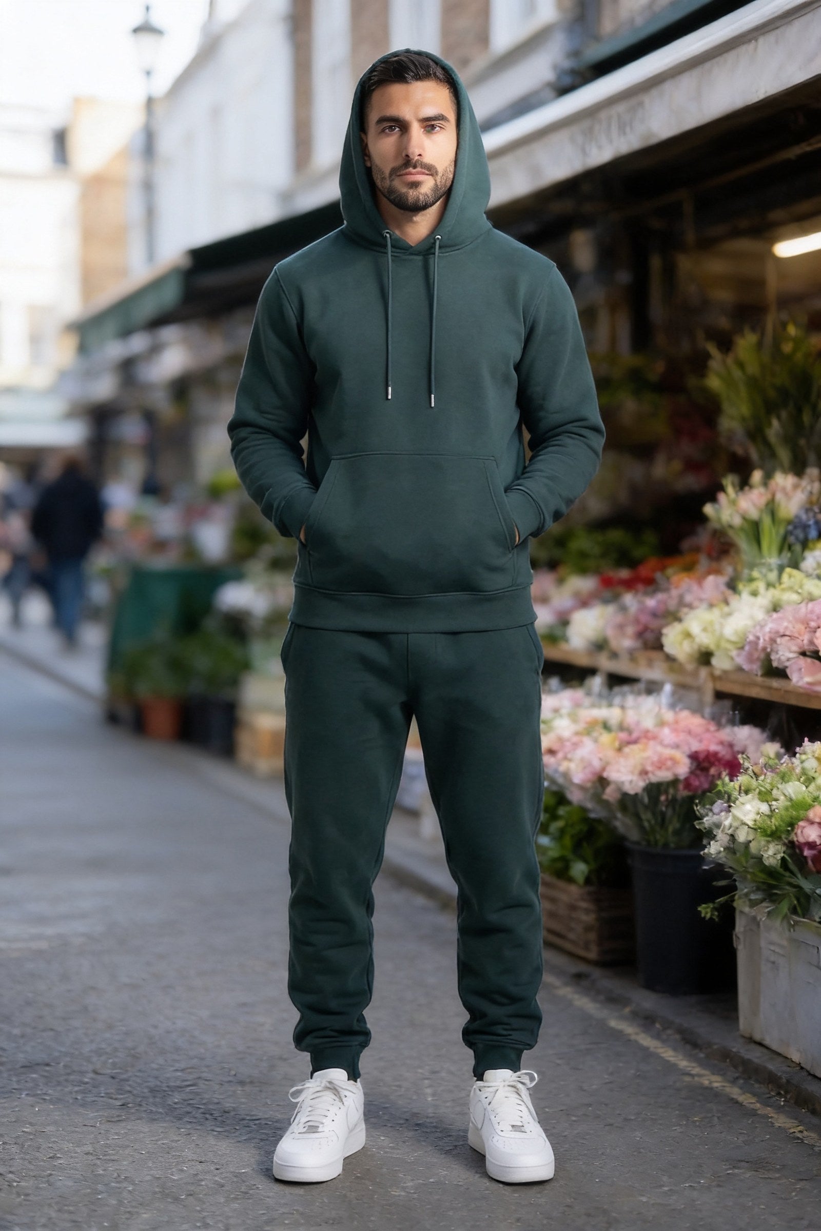 Men's Fundamental Fleece Pullover Hoodie | Blackstone London
