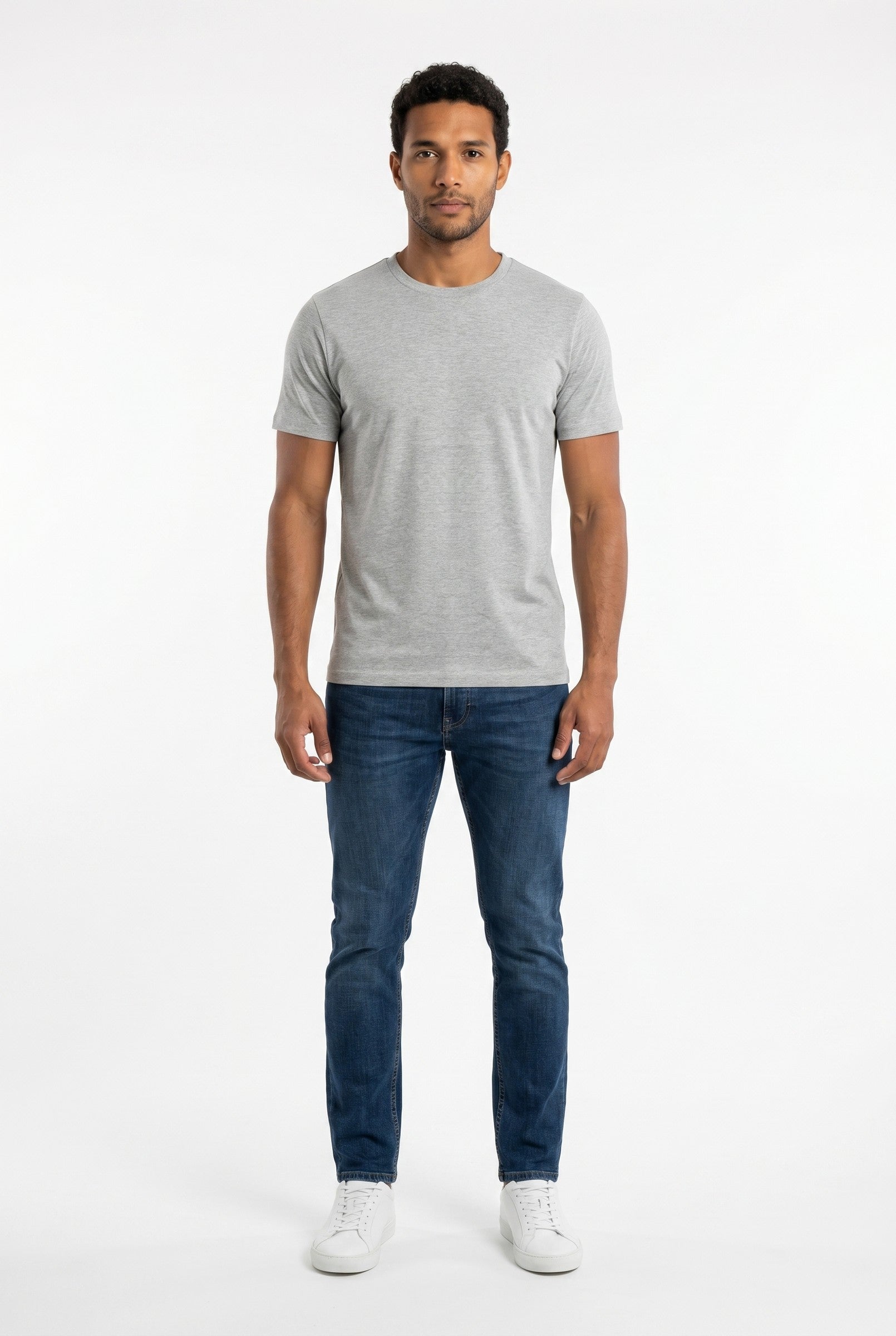Men's Crew Neck Cotton Tee | Blackstone London