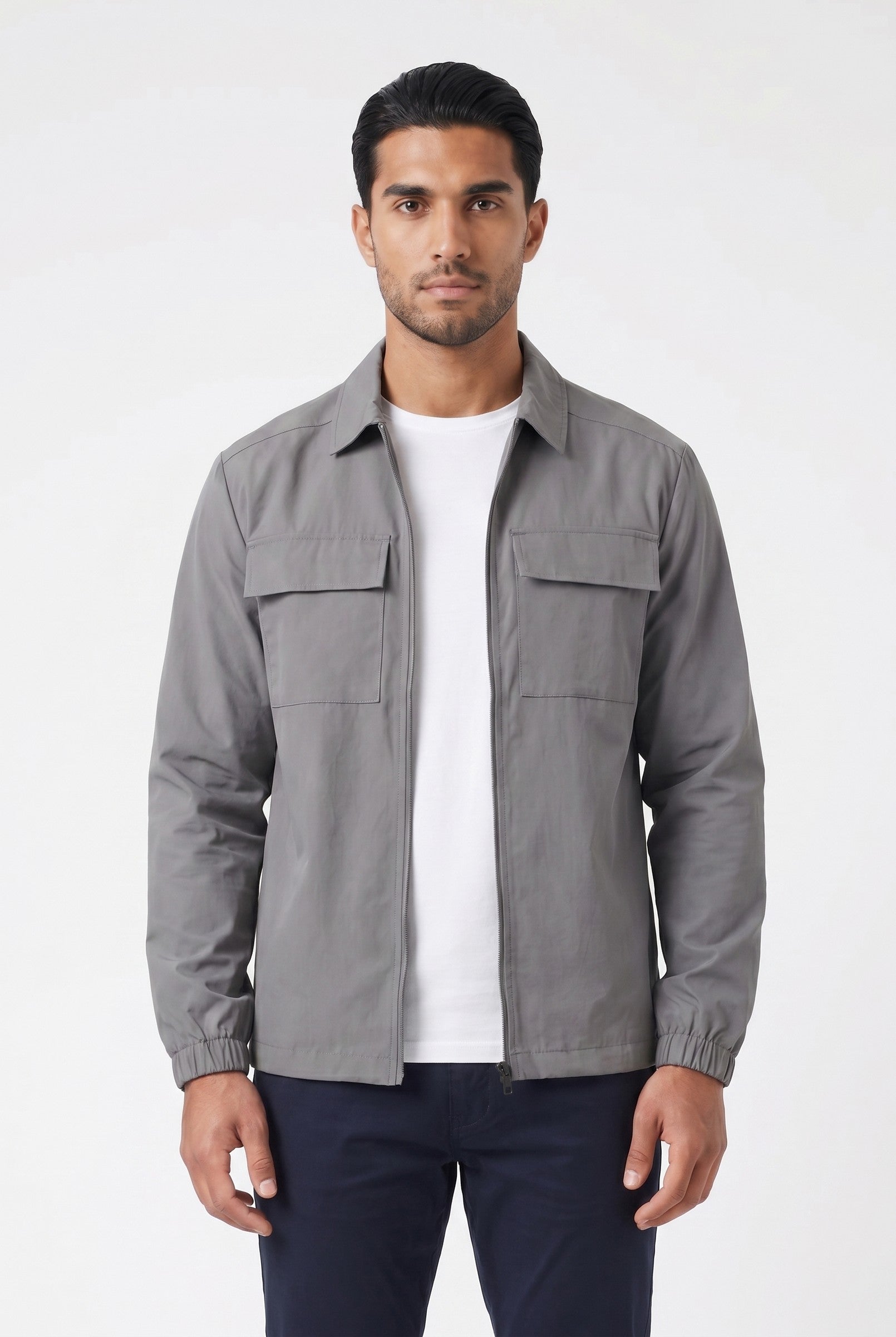 Men's Smart Utility Overshirt | Blackstone London