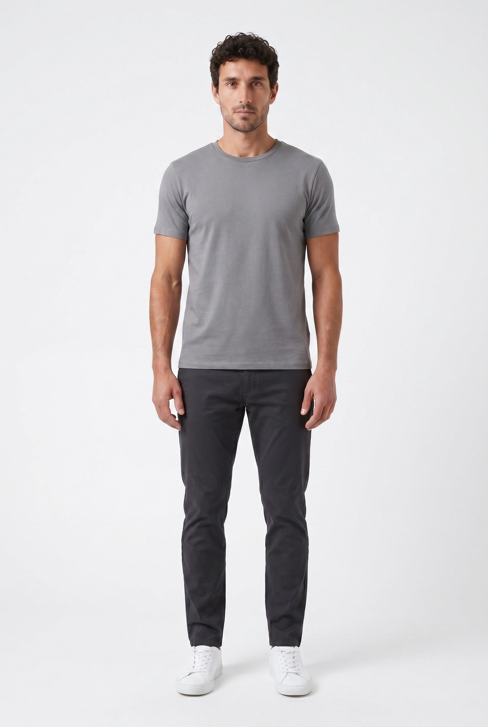 Men's Essential Slim Fit Cotton Stretch T-Shirt | Blackstone London