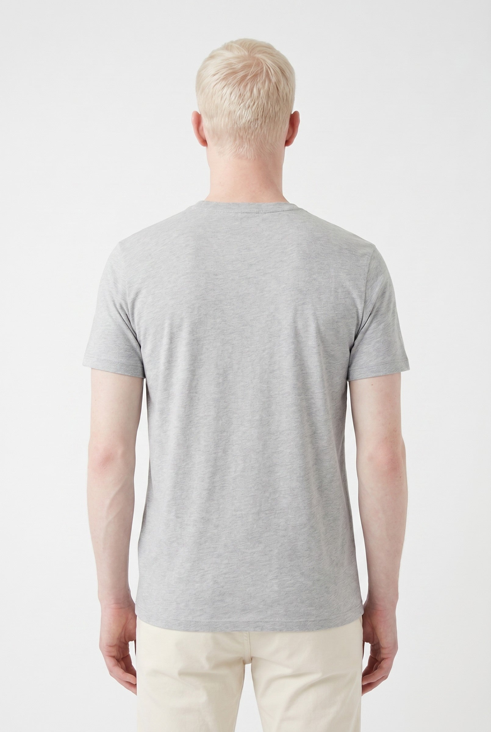 Men's Eyelet Crew Neck T-Shirt | Blackstone London