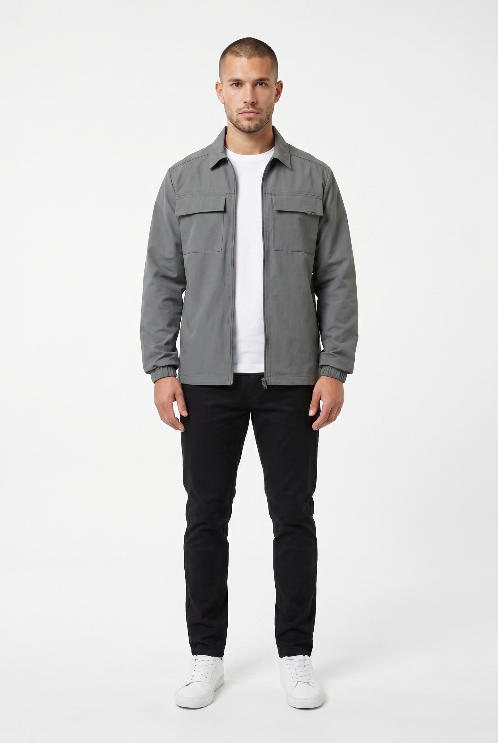 Men's Smart Utility Overshirt | Blackstone London