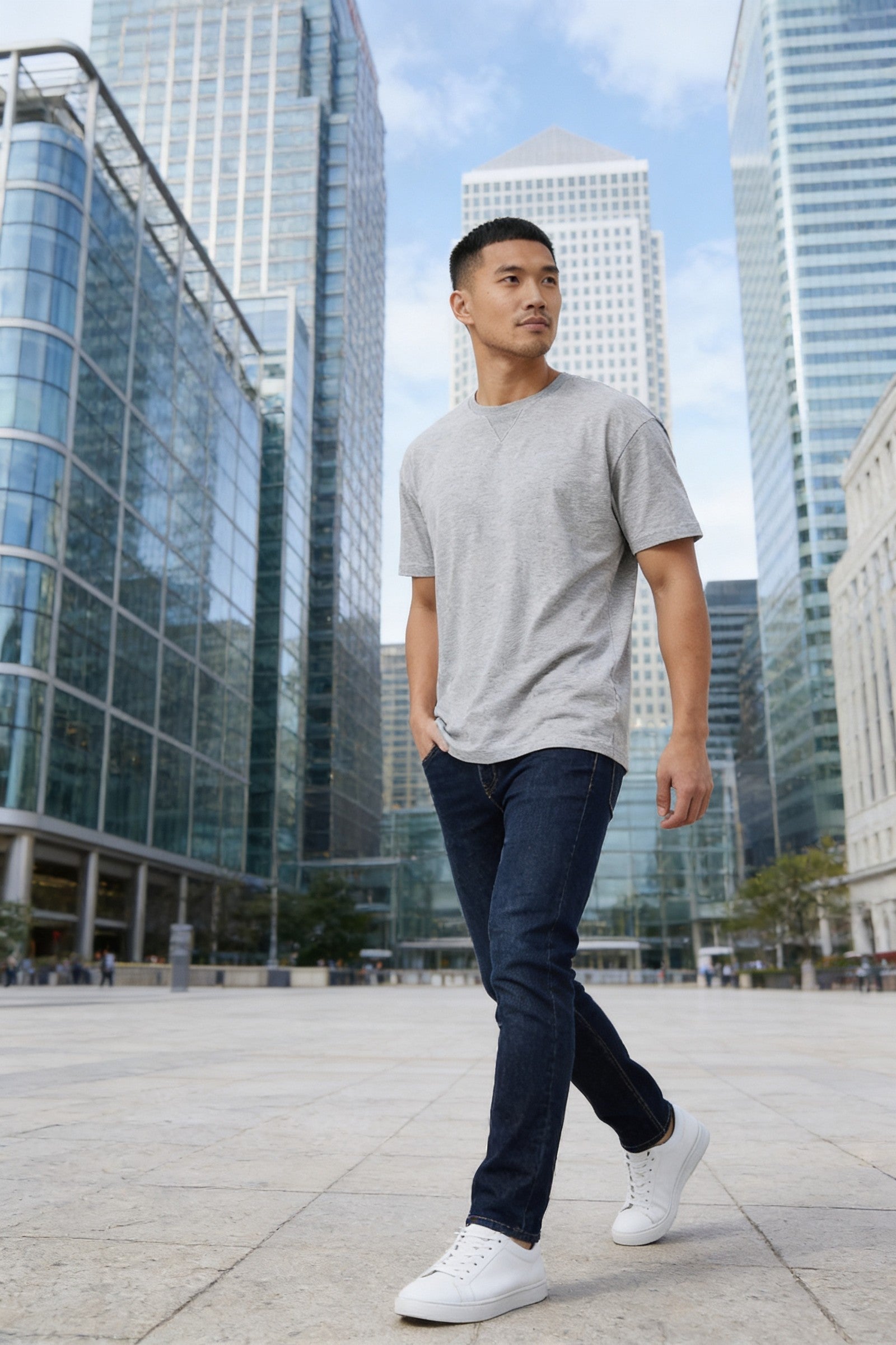 Men's Crew Neck Cotton T-Shirt | Blackstone London