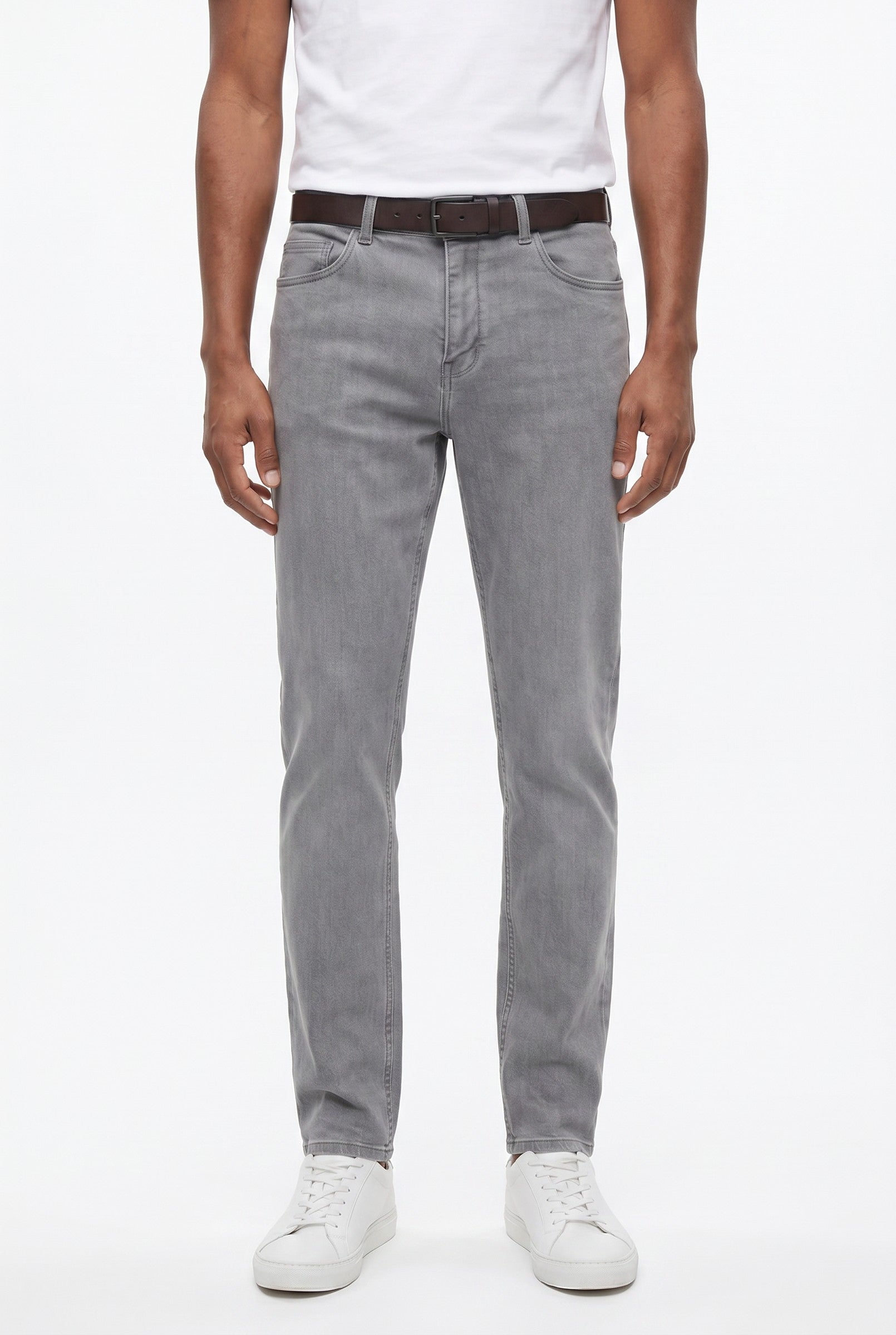 Men's Slim Tapered Stretch Denim Jeans | Blackstone London