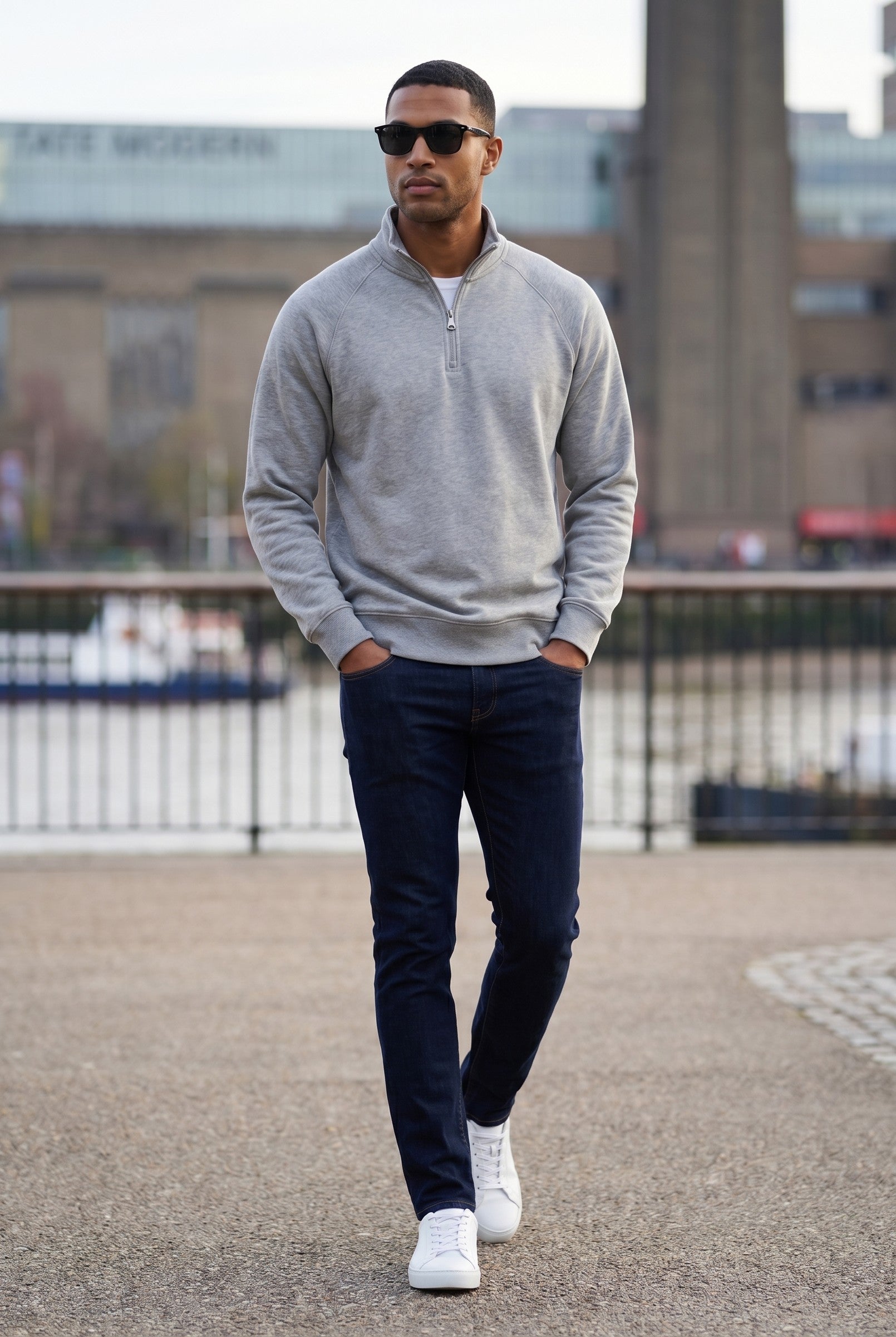 Men's Jensen Quarter-Zip Sweatshirt | Blackstone London