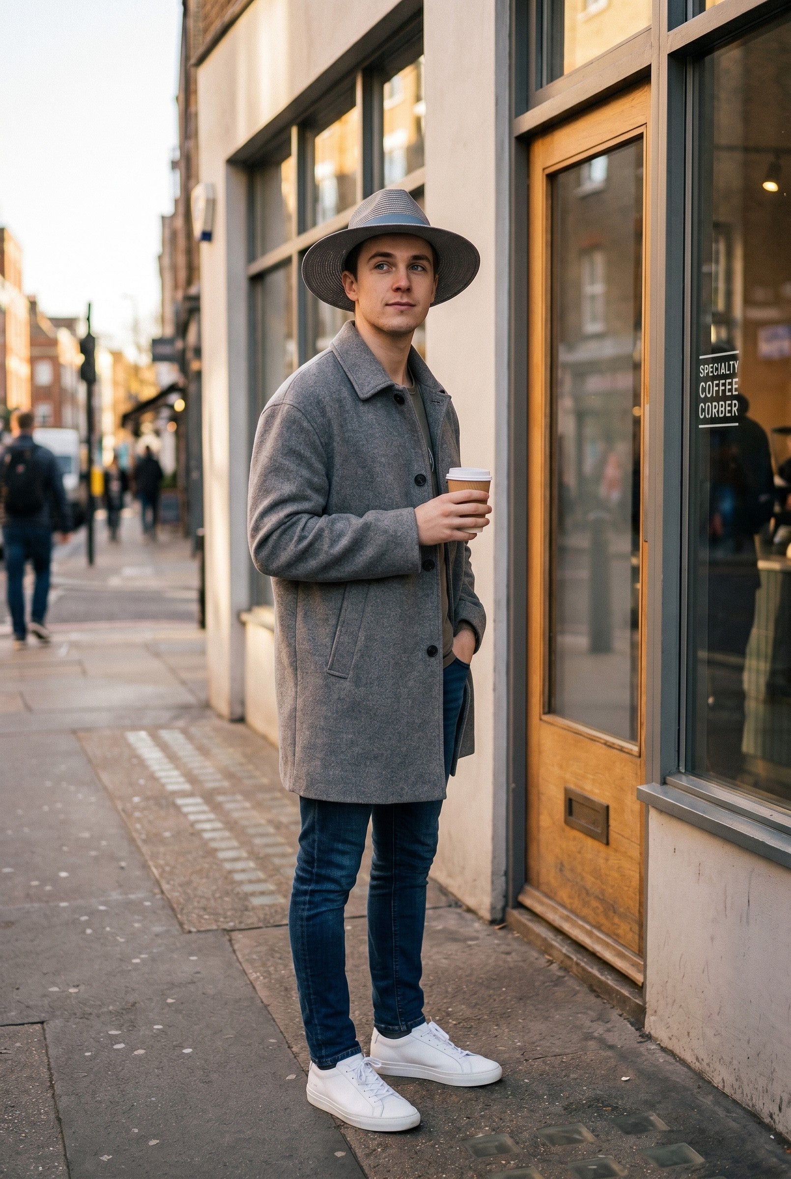 Men's Classic Flat Brim Beach Sun Hat | Blackstone London
