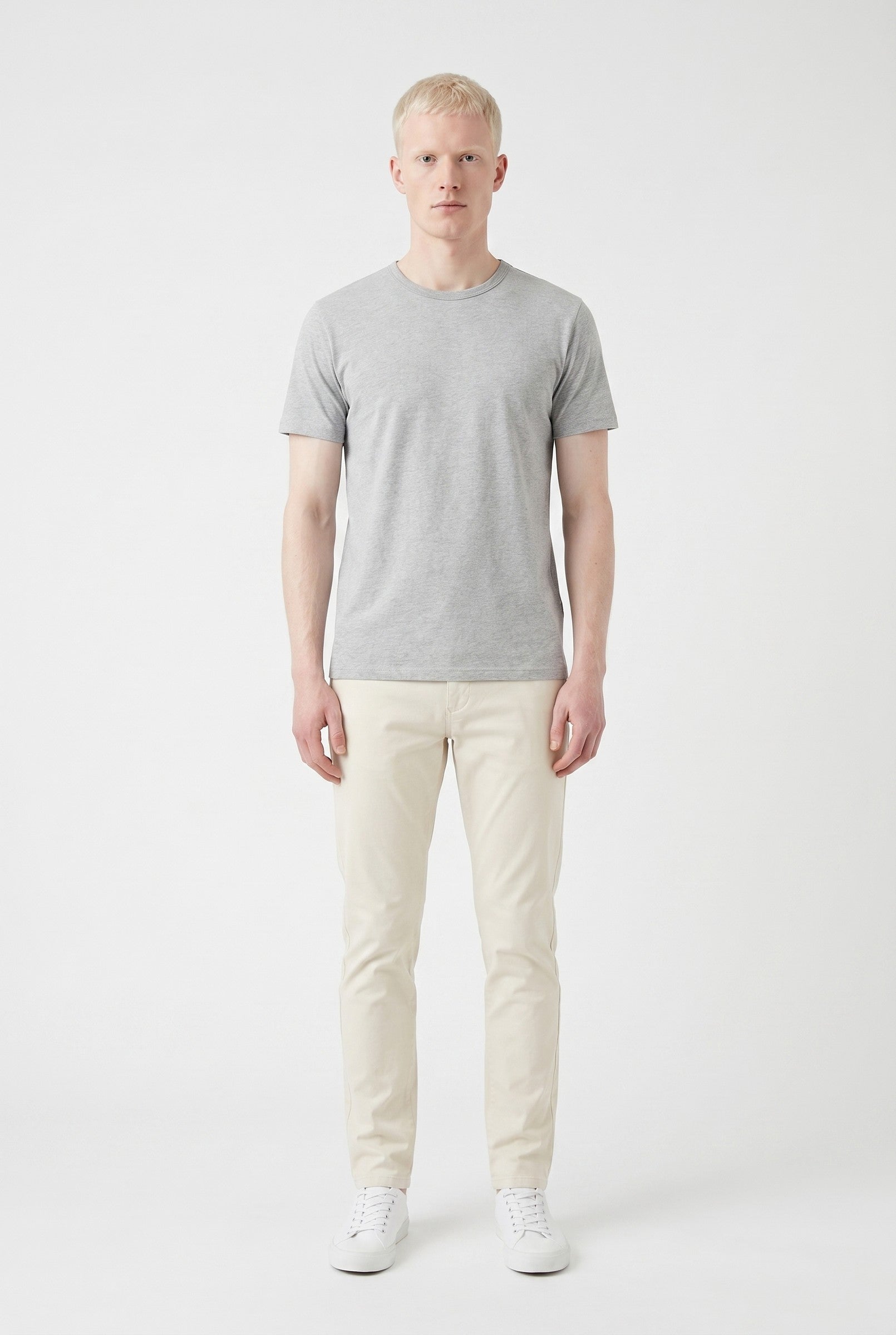 Men's Eyelet Crew Neck T-Shirt | Blackstone London