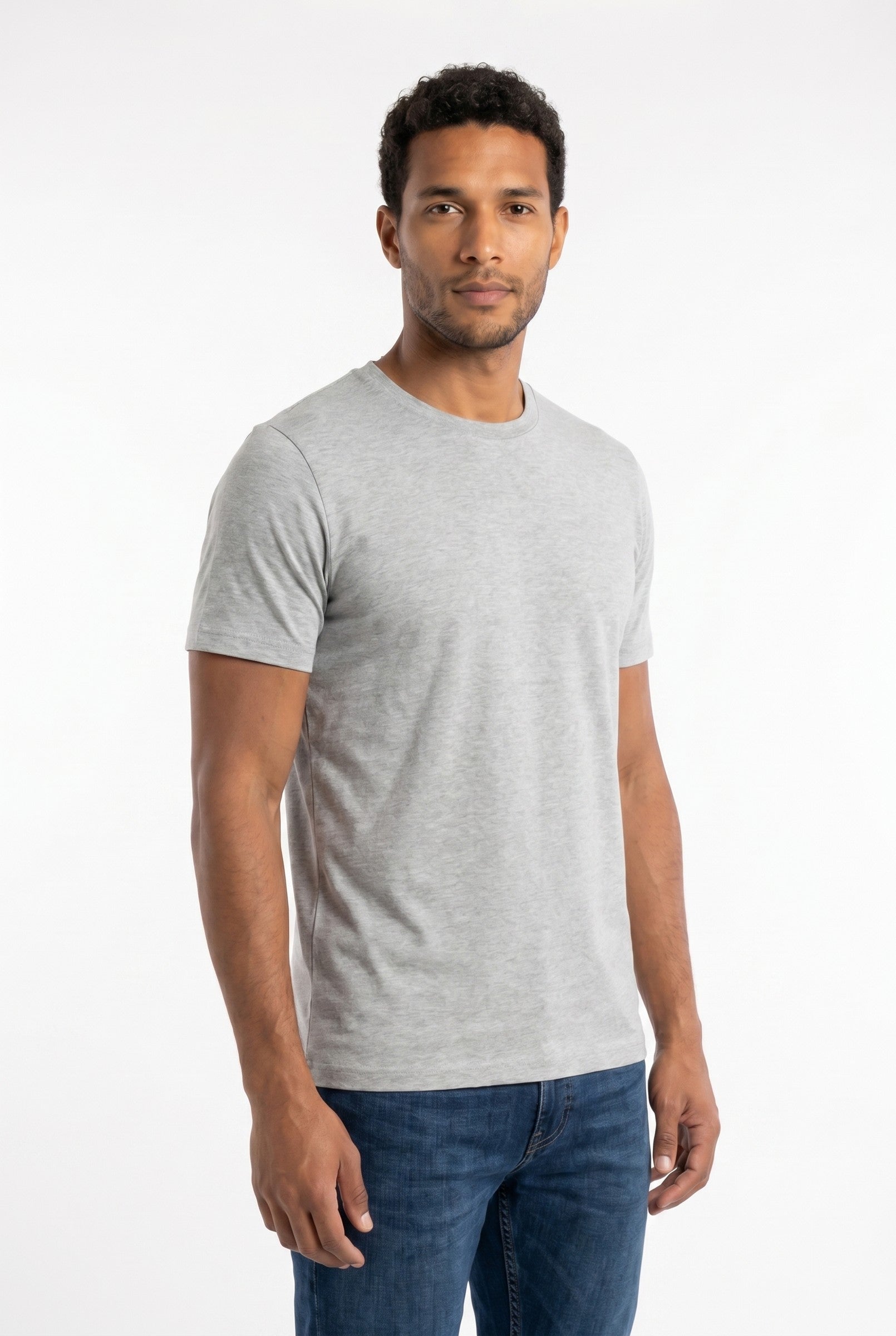 Men's Crew Neck Cotton Tee | Blackstone London