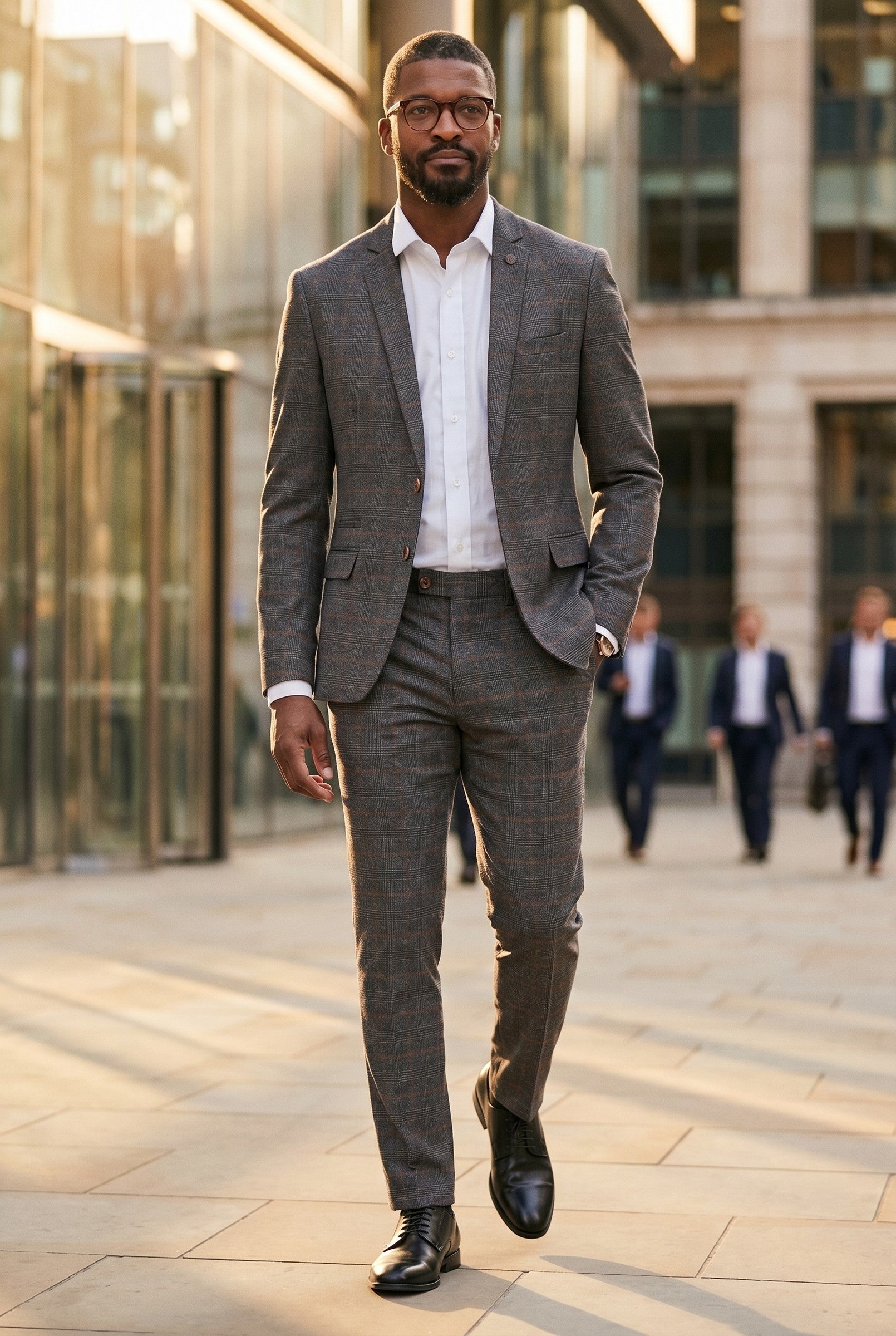 Men's Jenson Prince of Wales Check Blazer | Blackstone London