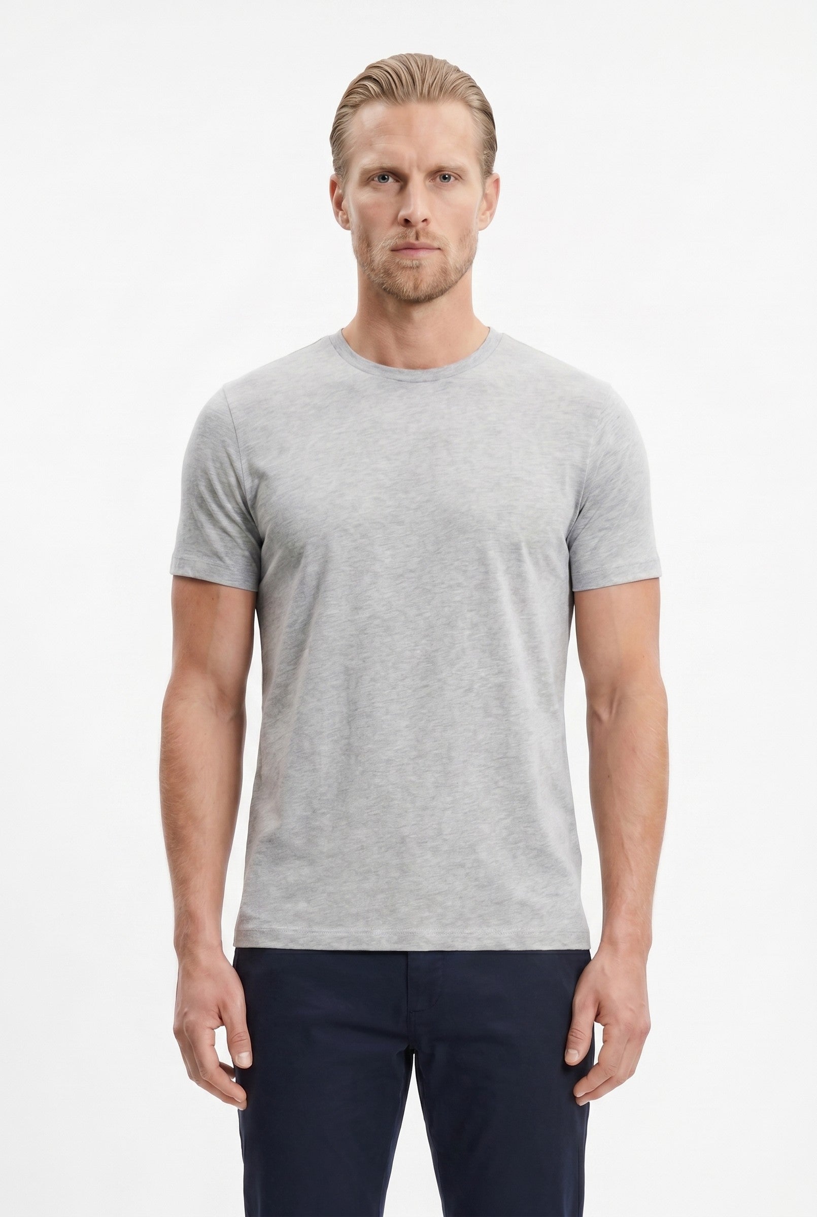 Men's Essential Slim Fit Cotton Stretch T-Shirt | Blackstone London