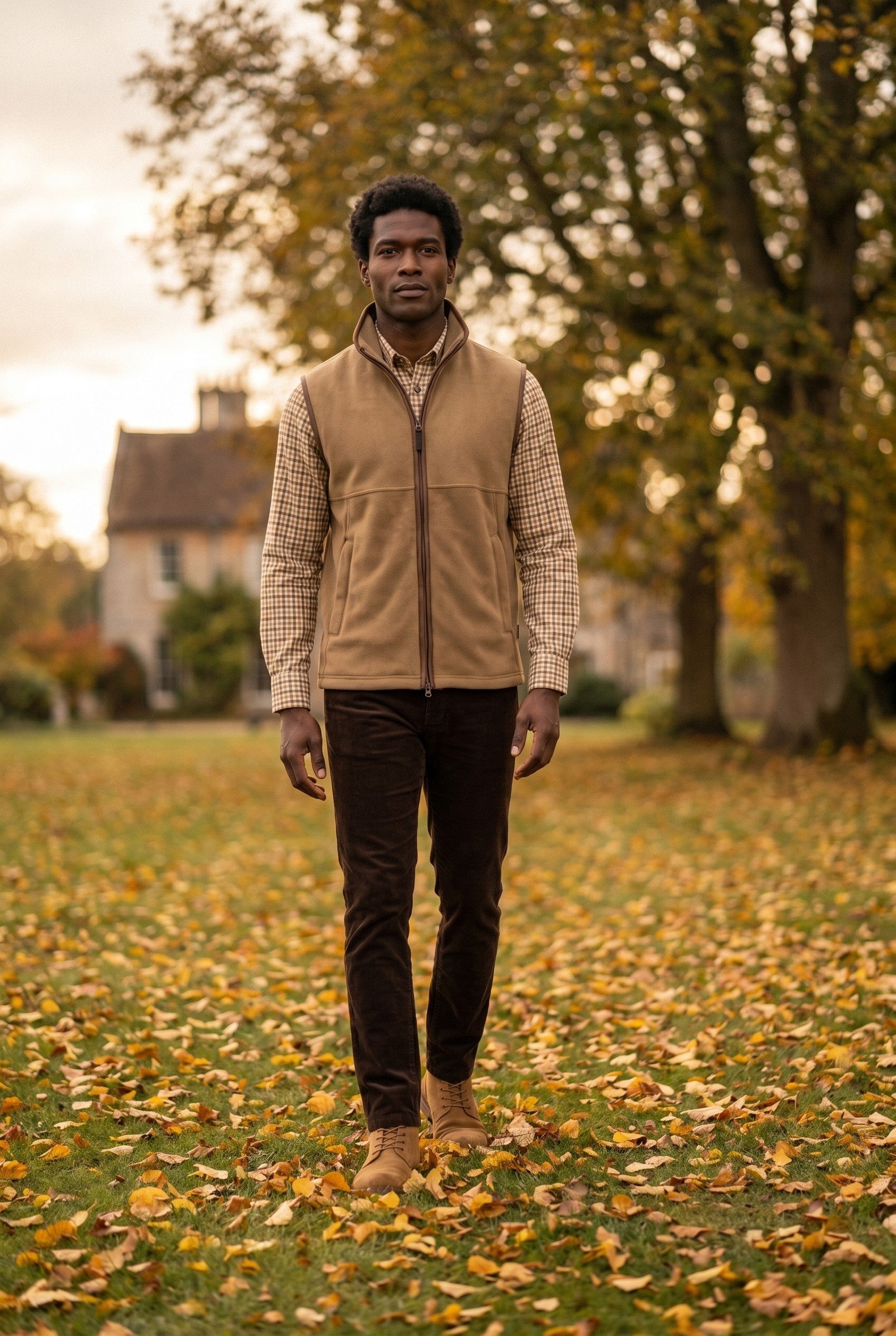 Men's Heritage Fleece Gilet | Blackstone London