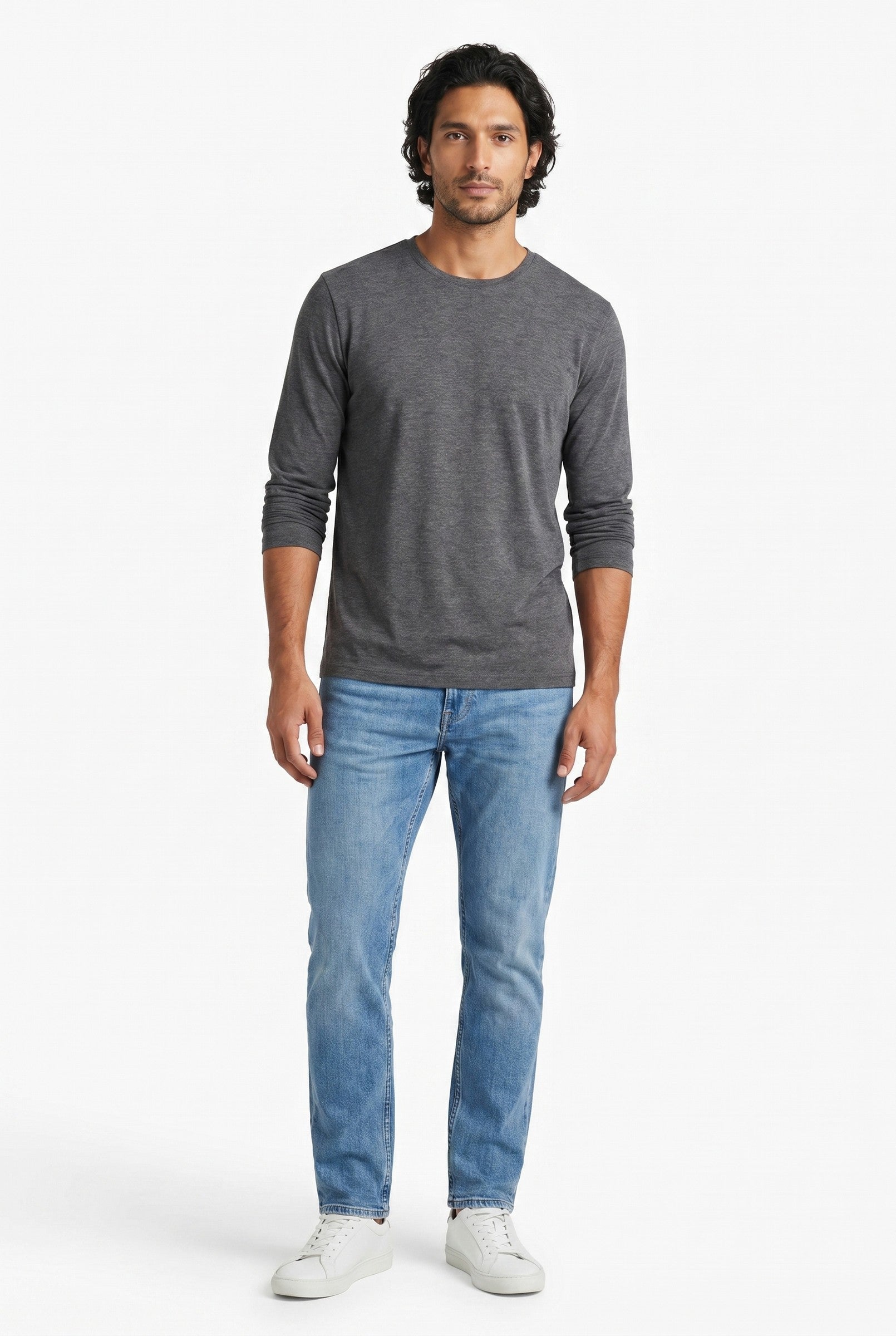 Men's Long-Sleeve Modal T-Shirt | Blackstone London