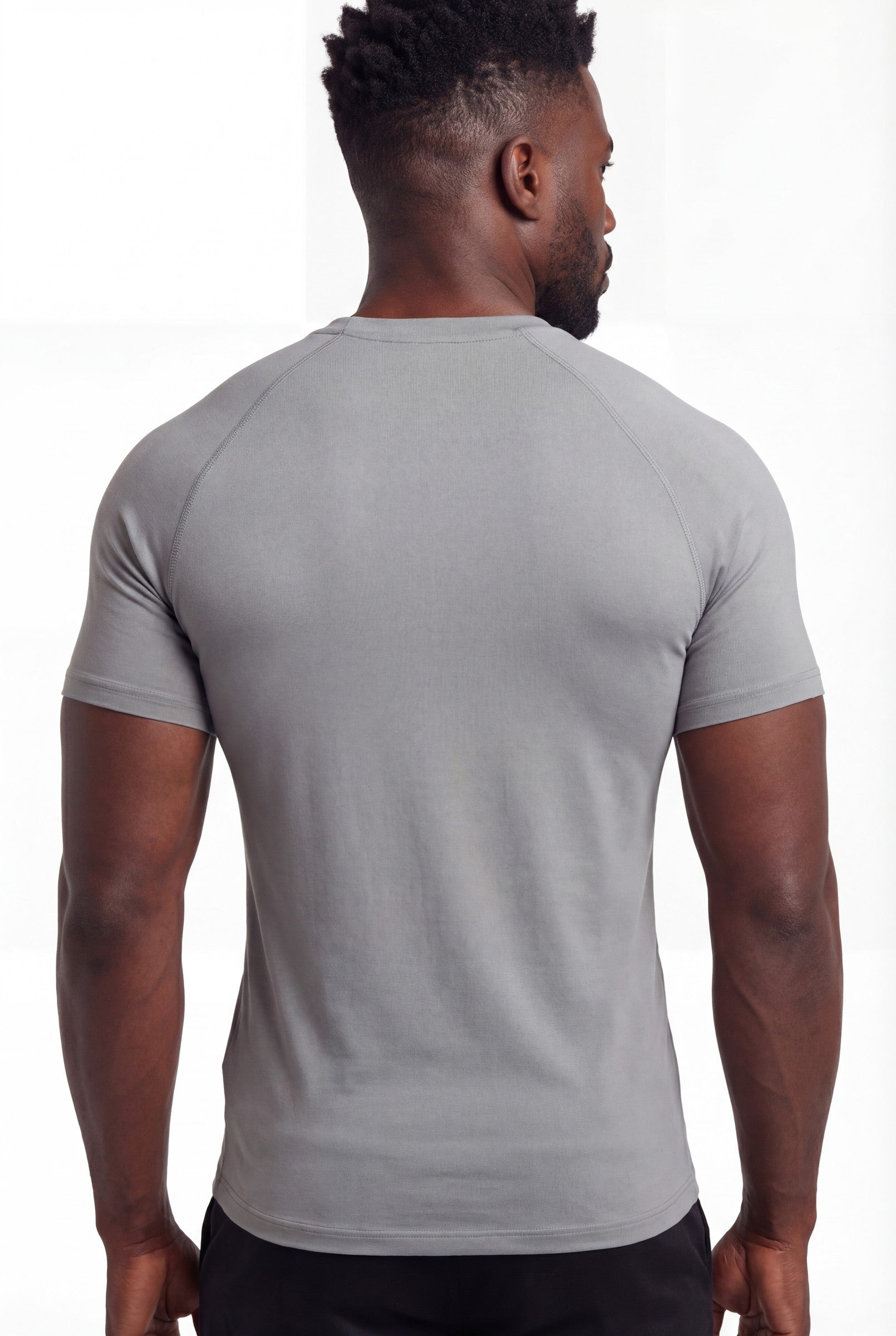 Men's Muscle Fit Crewneck T-Shirt | Blackstone London