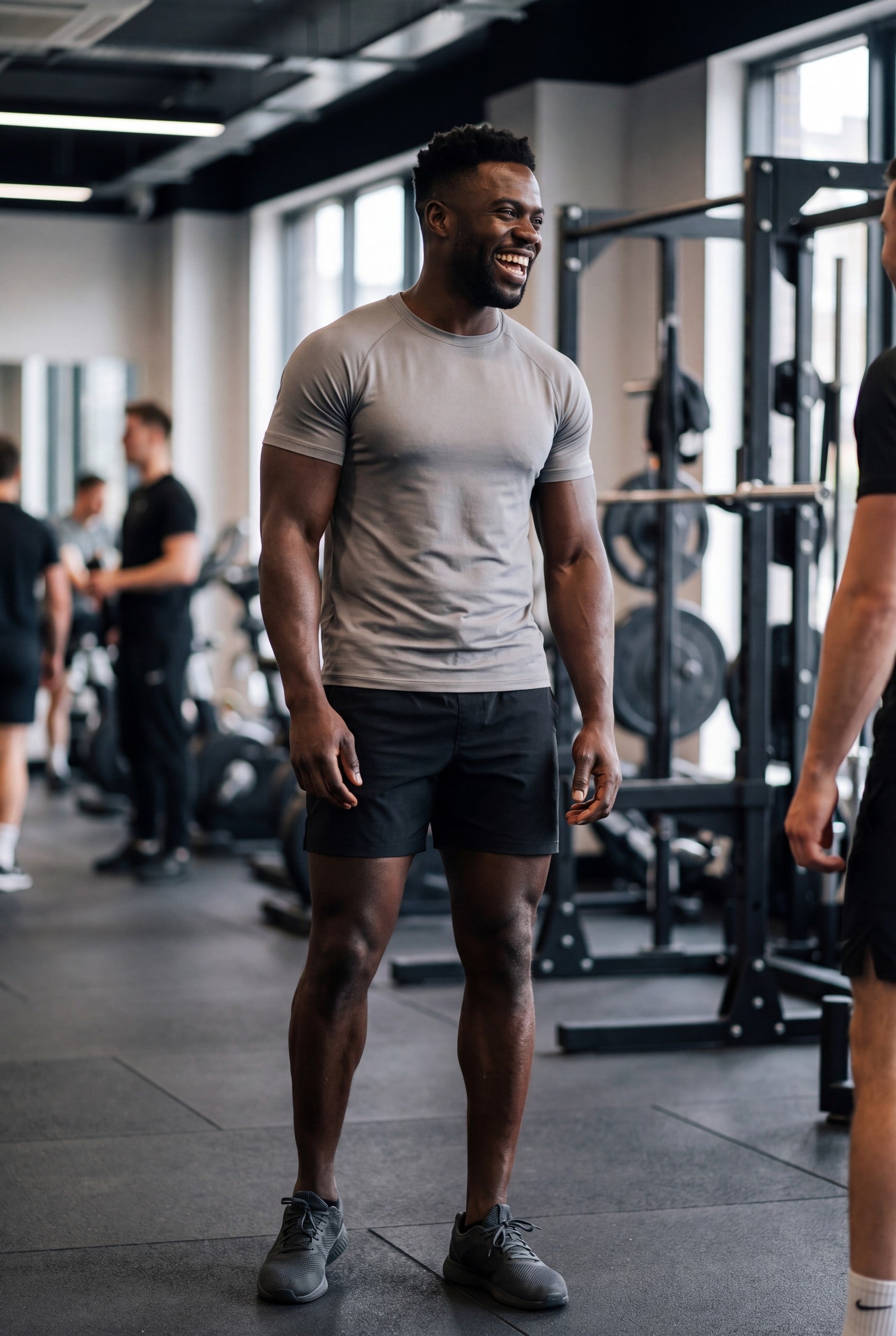 Men's Muscle Fit Crewneck T-Shirt | Blackstone London