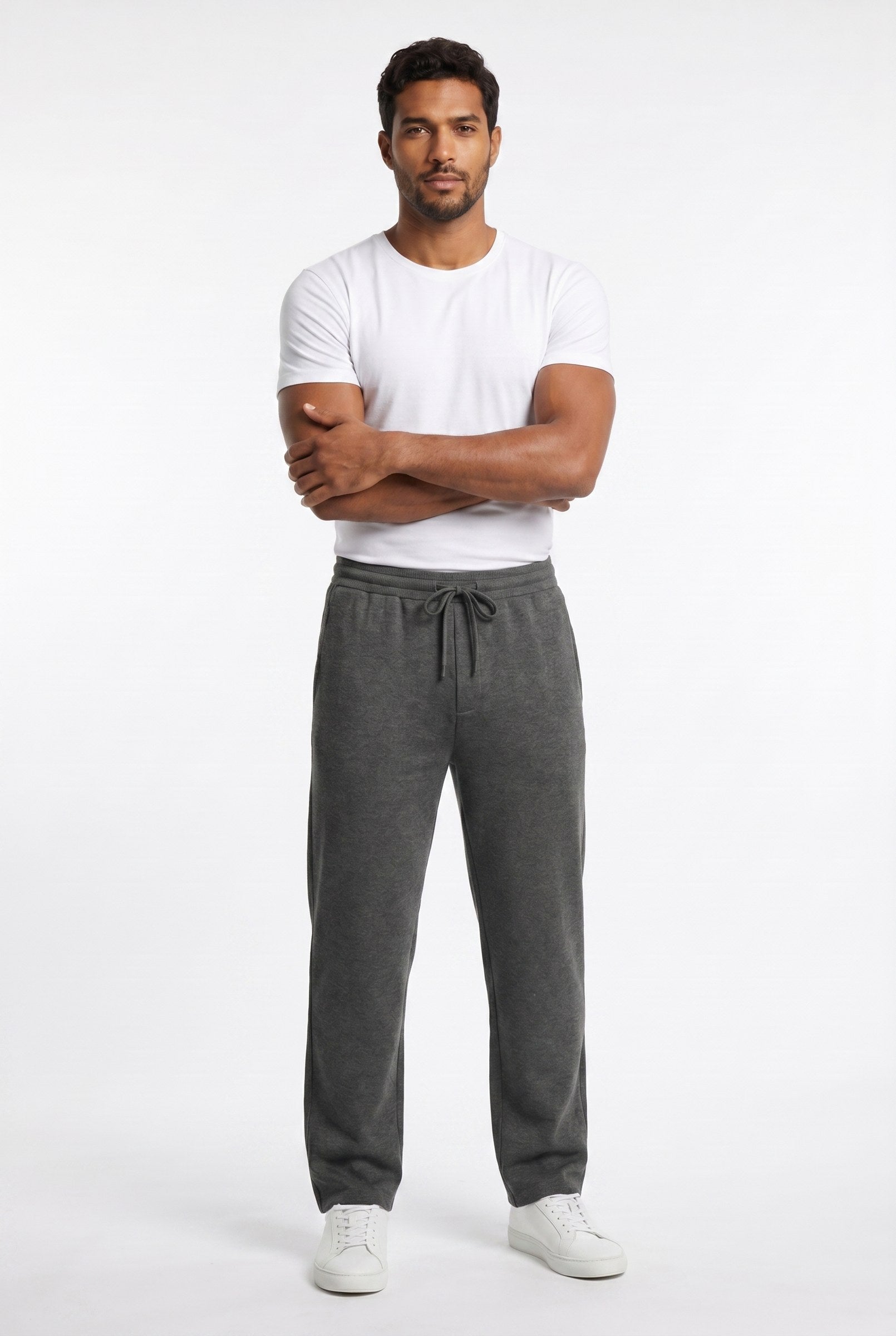 Men's Casual Drawstring Wide Leg Trousers | Blackstone London