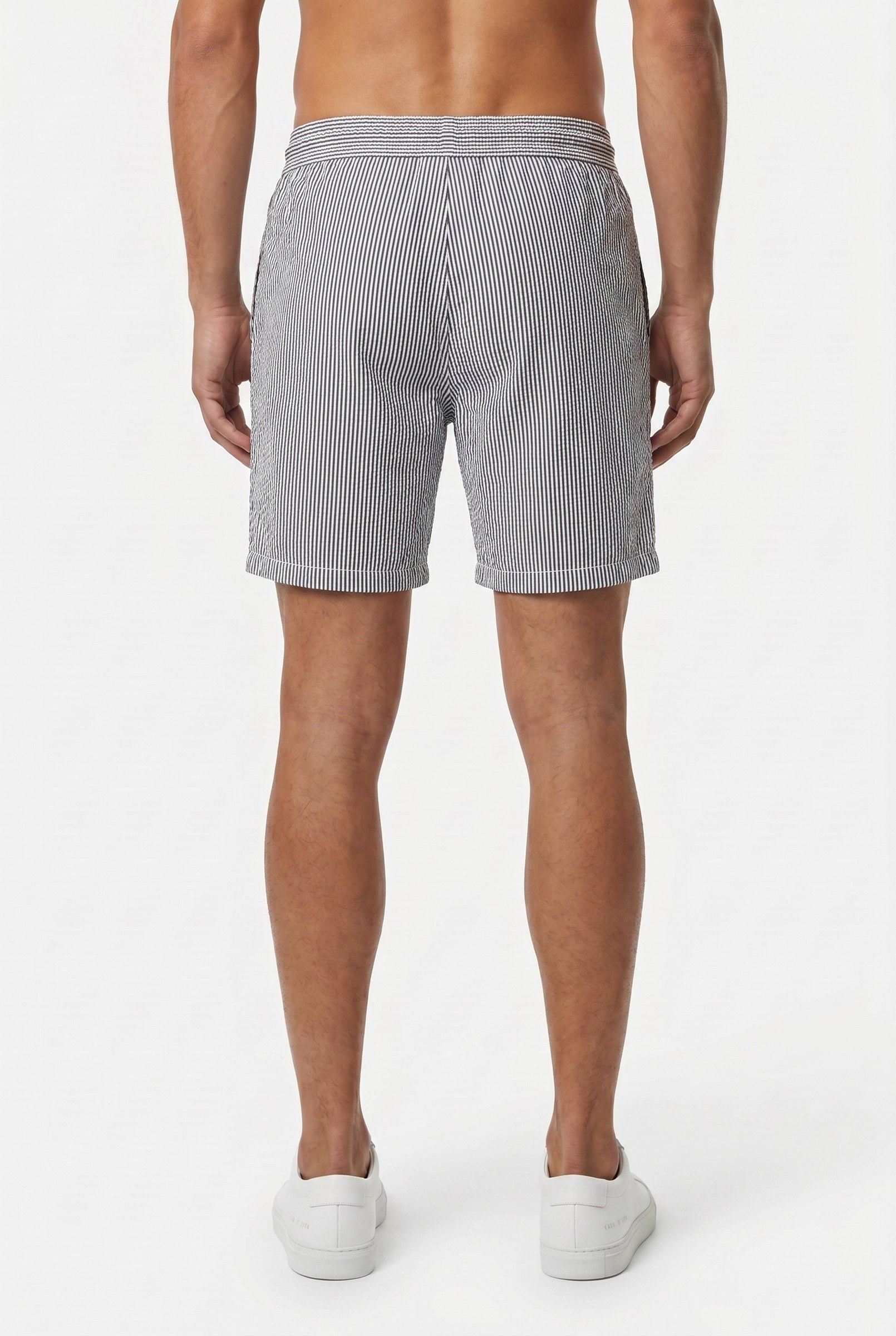Men's Seersucker Texture Swim Shorts | Blackstone London