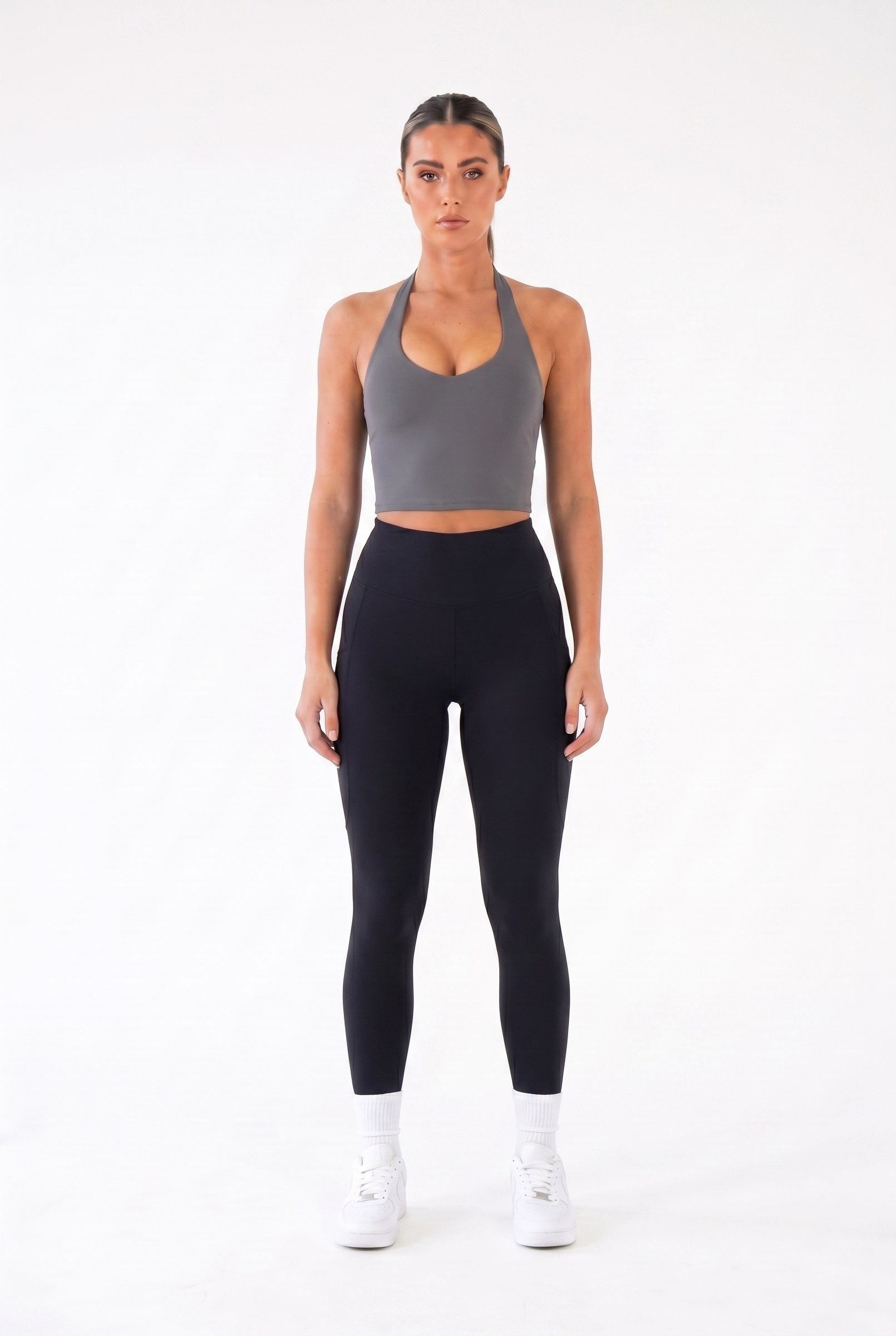 Women's NKD Halter Shelf Tank Top | Blackstone London
