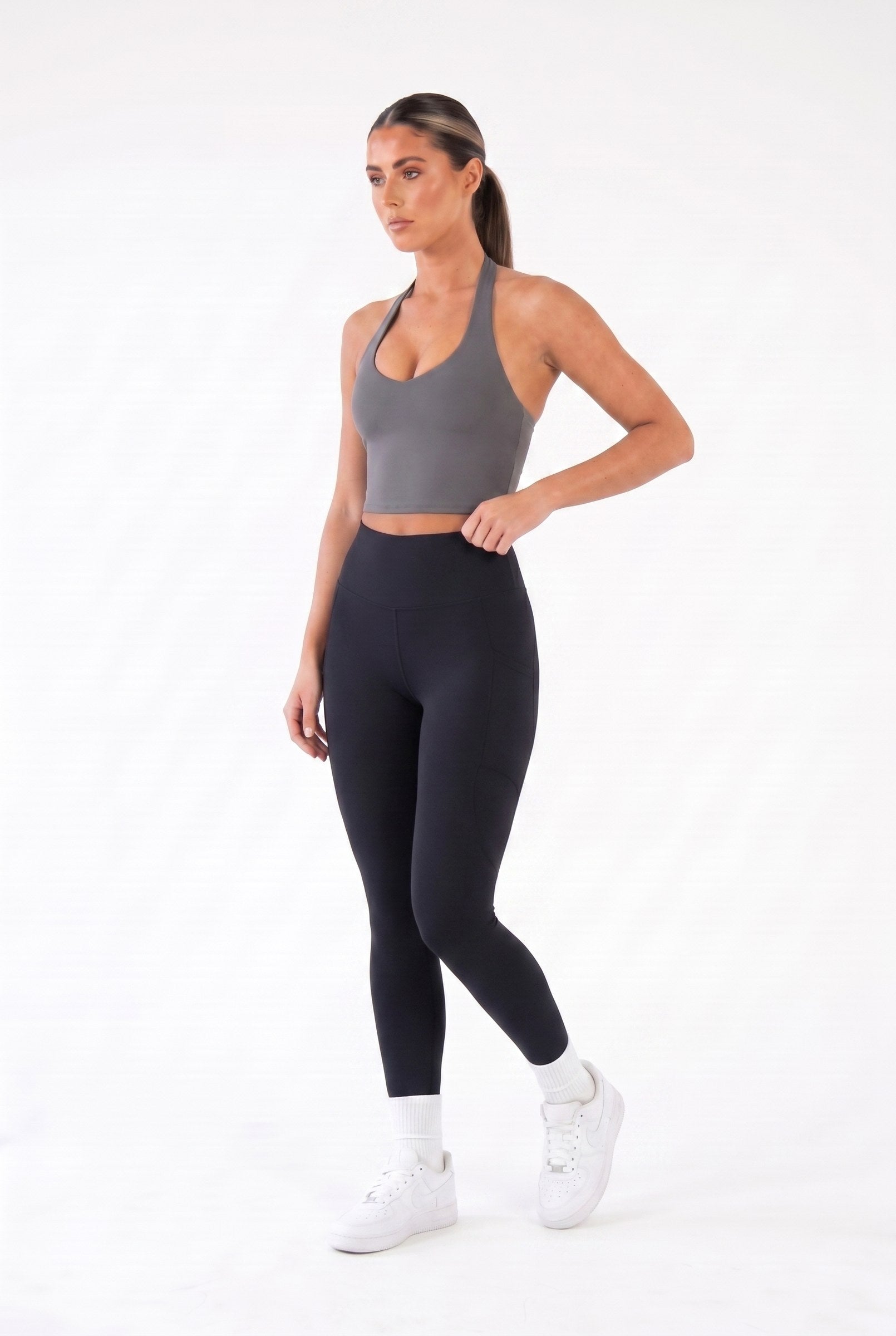 Women's NKD Halter Shelf Tank Top | Blackstone London