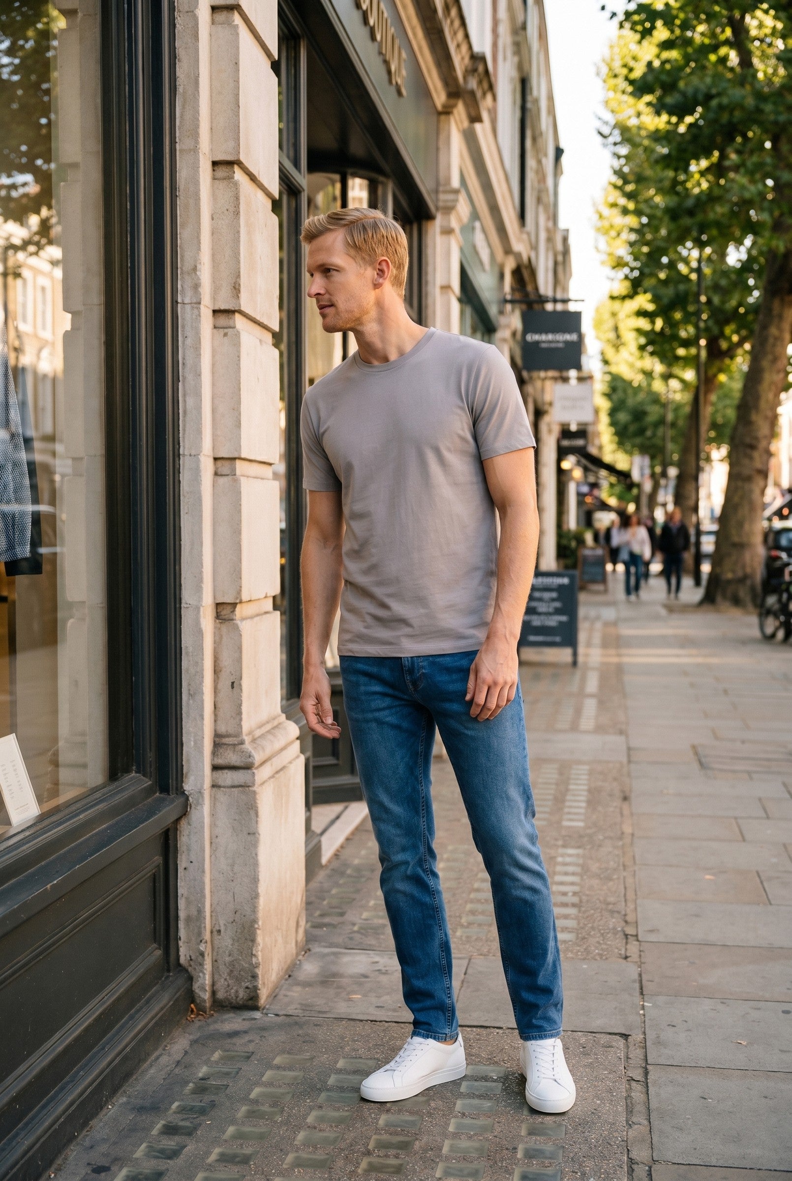 Men's Lightweight Layering Crew T-Shirt | Blackstone London