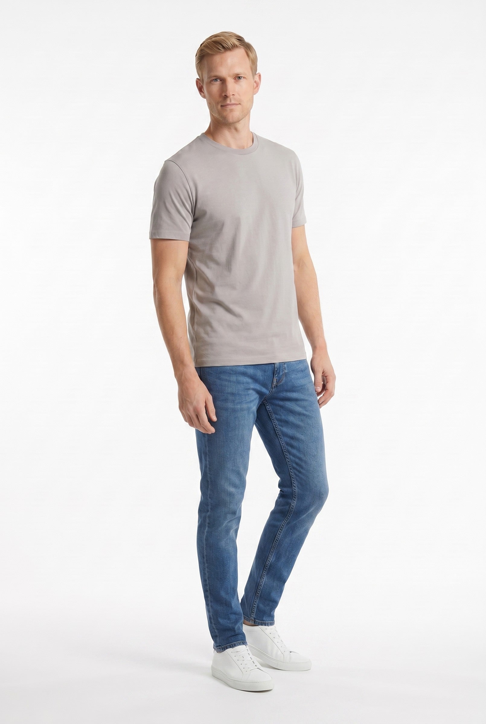 Men's Lightweight Layering Crew T-Shirt | Blackstone London