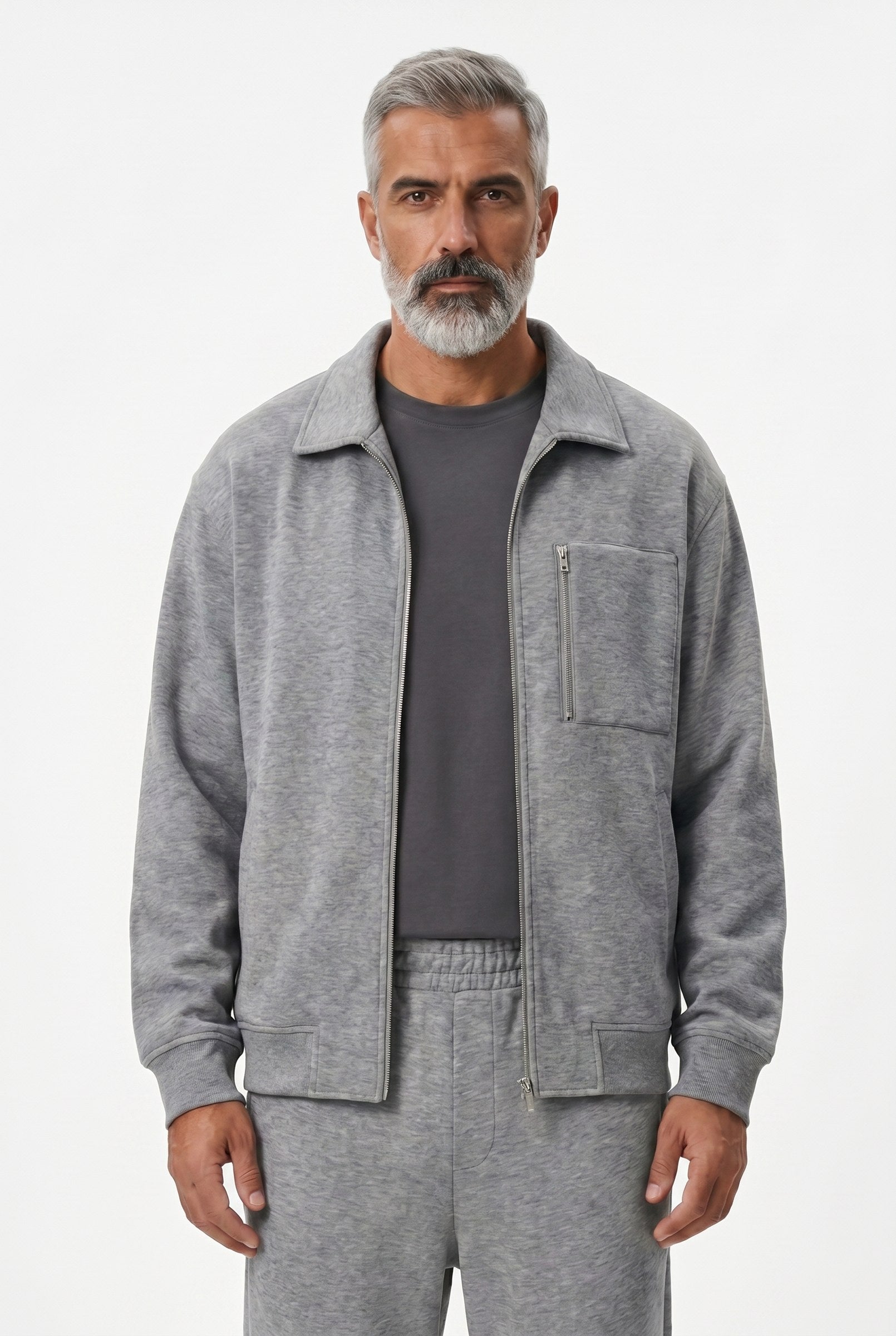 Men's Athleisure Zip Jacket & Joggers 2-Piece Set | Blackstone London
