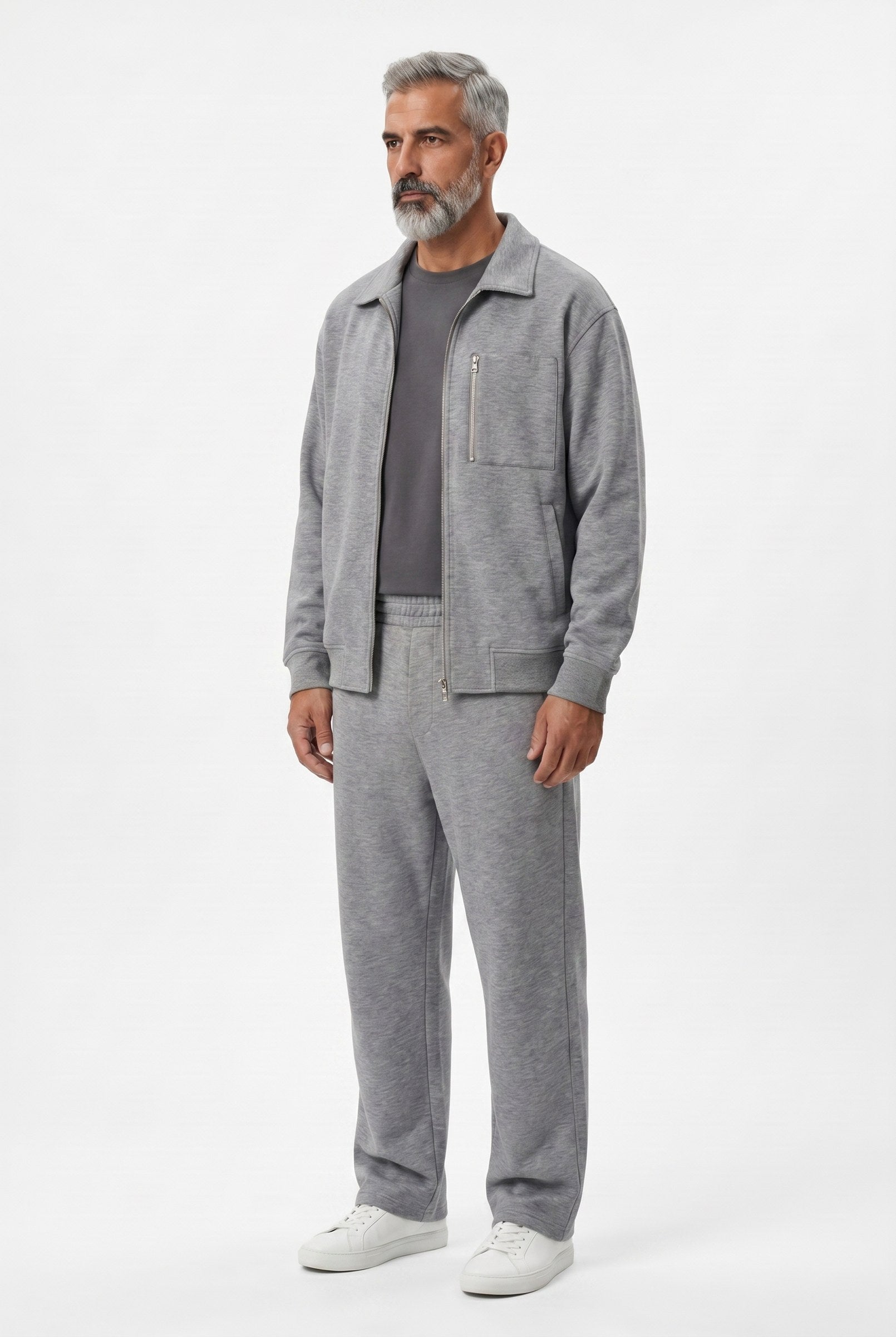 Men's Athleisure Zip Jacket & Joggers 2-Piece Set | Blackstone London