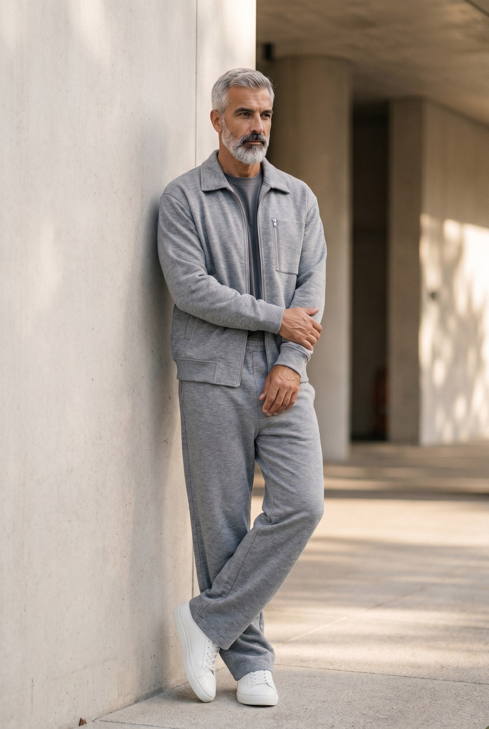 Men's Athleisure Zip Jacket & Joggers 2-Piece Set | Blackstone London