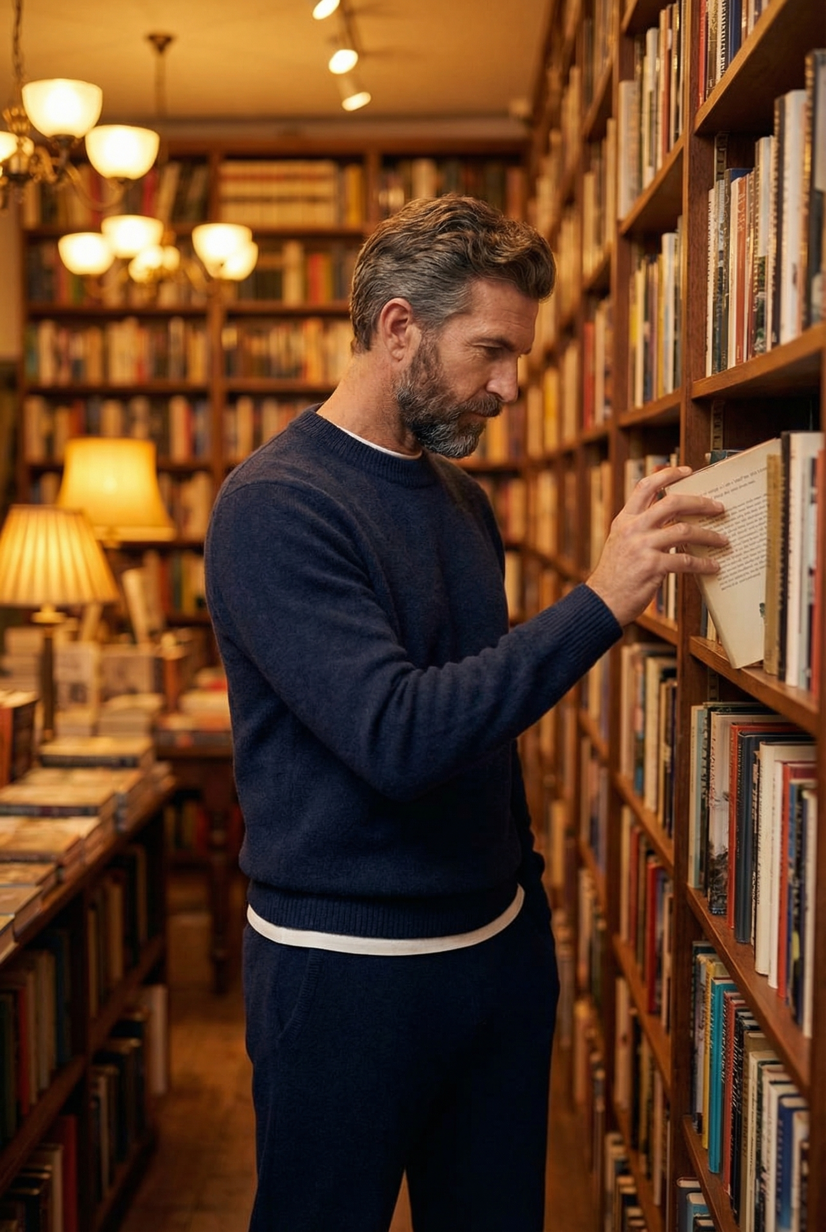 THE DALTON MENS KNIT CREWNECK SWEATER