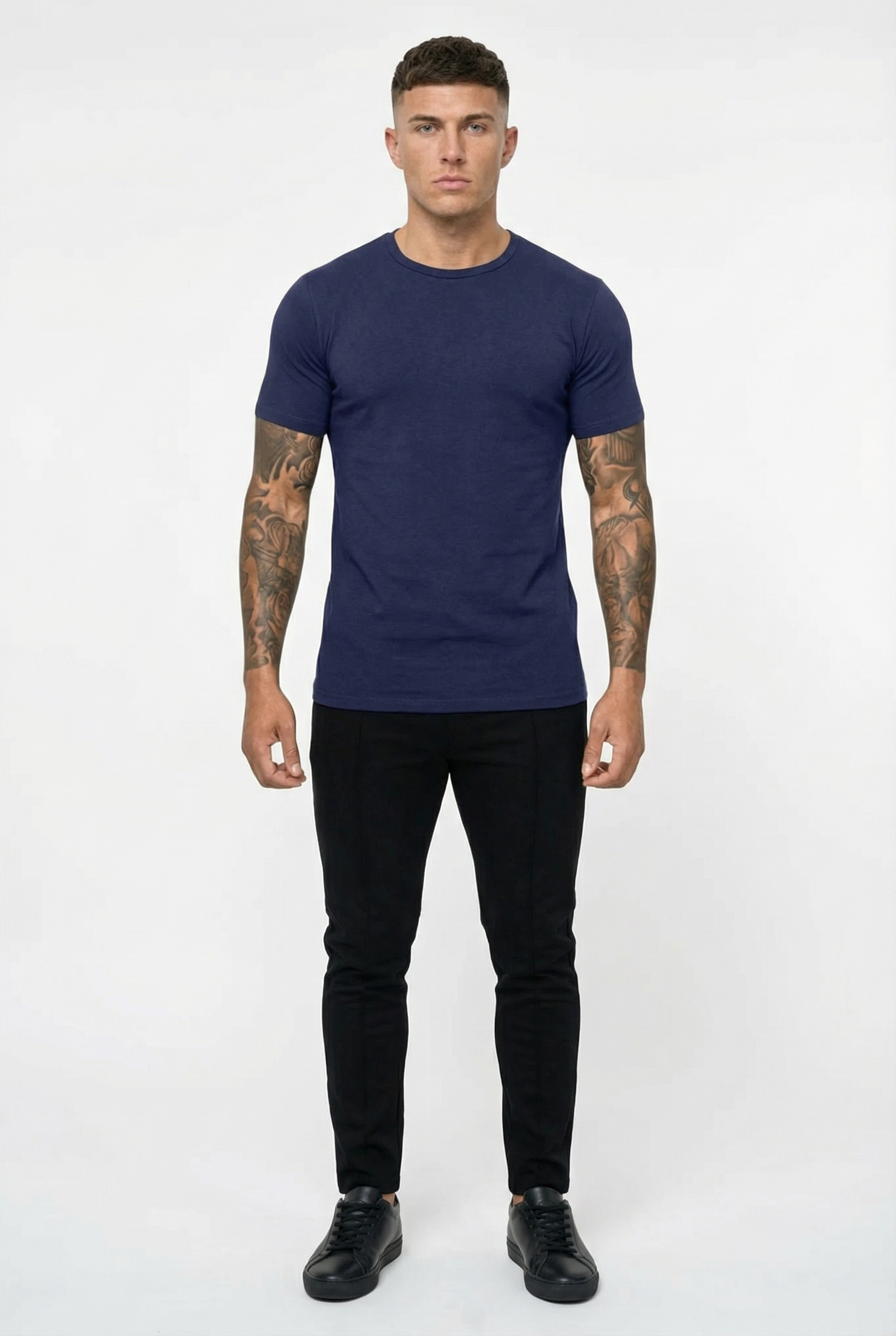 Men's Essential Slim Fit Crewneck T-Shirt | Blackstone London