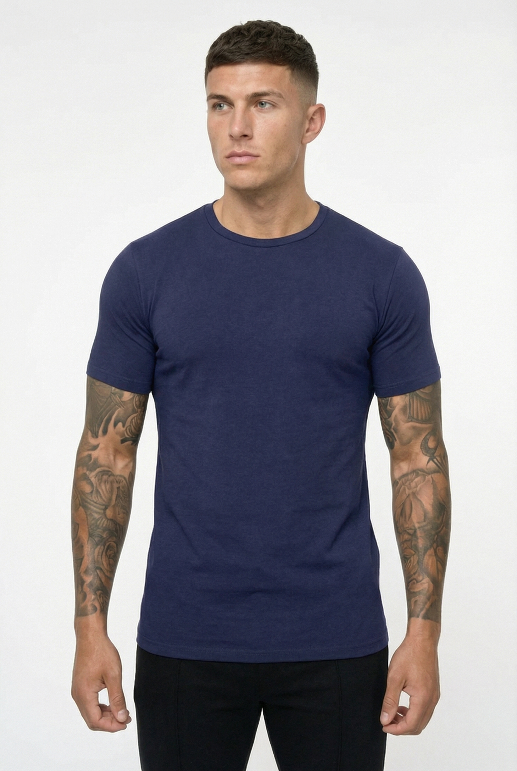Men's Essential Slim Fit Crewneck T-Shirt | Blackstone London
