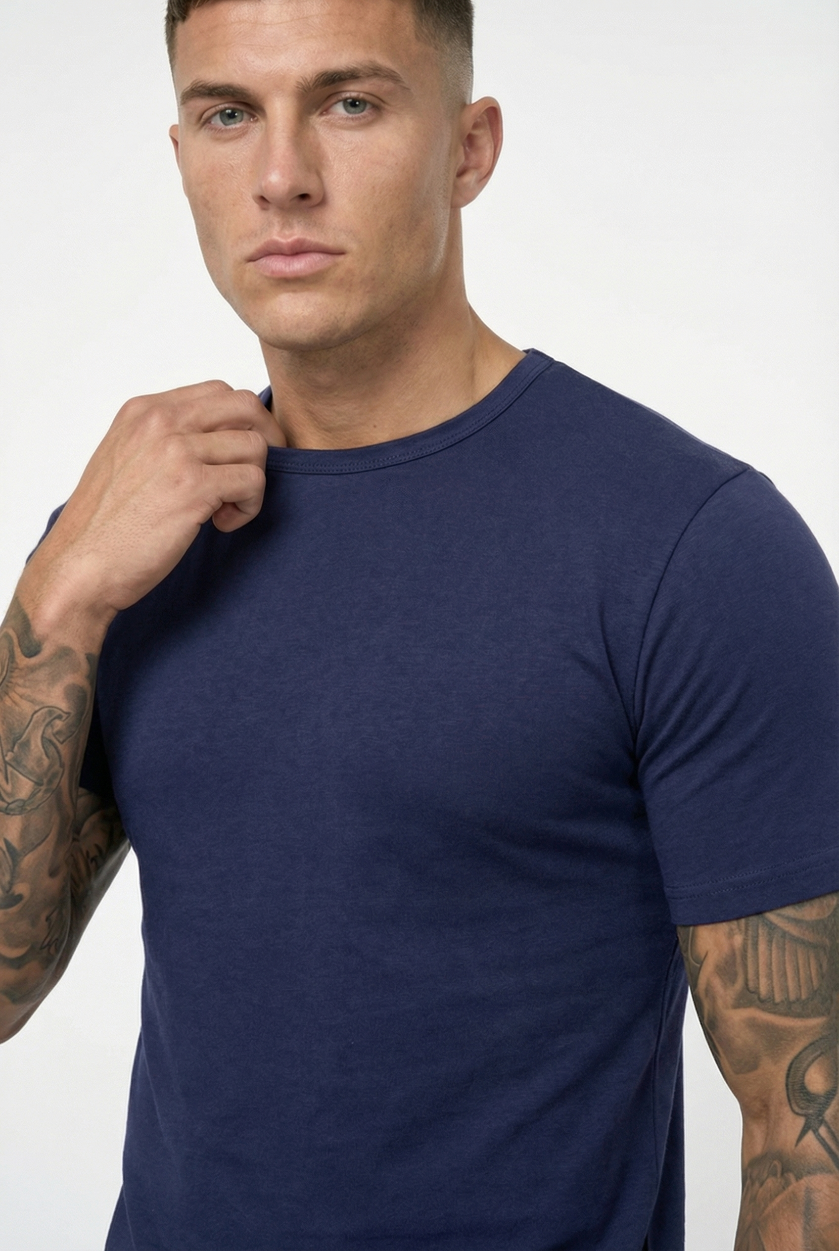 Men's Essential Slim Fit Crewneck T-Shirt | Blackstone London