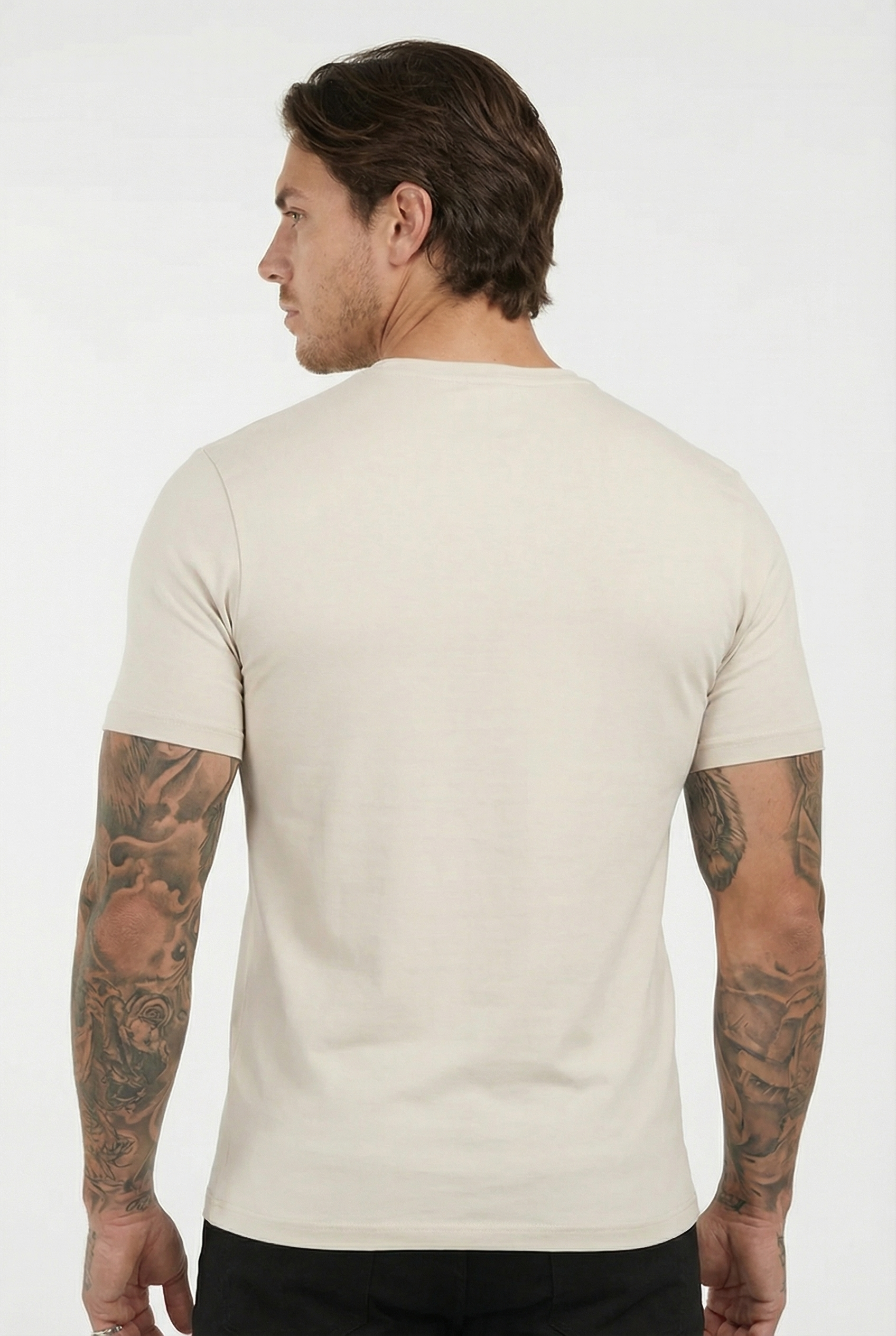 Men's Essential Slim Fit Crewneck T-Shirt | Blackstone London